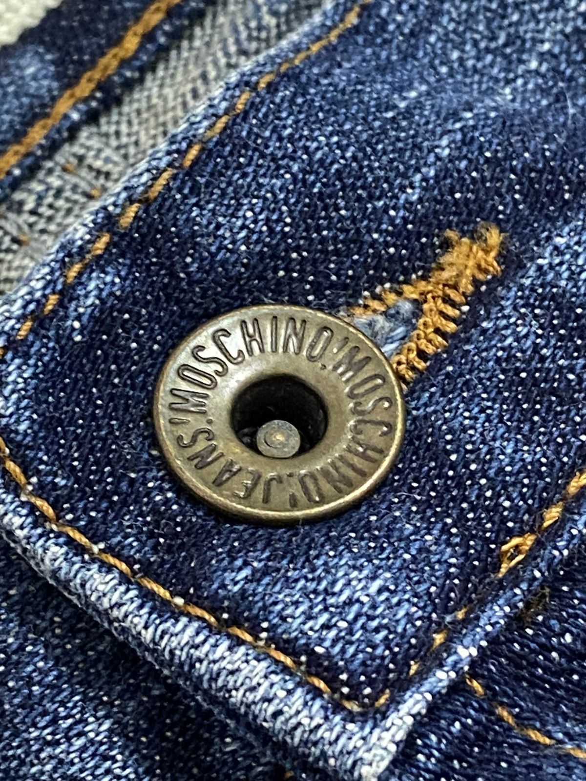 Moschino × Vintage Vintage Moschino Peace Casual Wide Jeans Size 38 Size US 38 / EU 54 - 7 Thumbnail