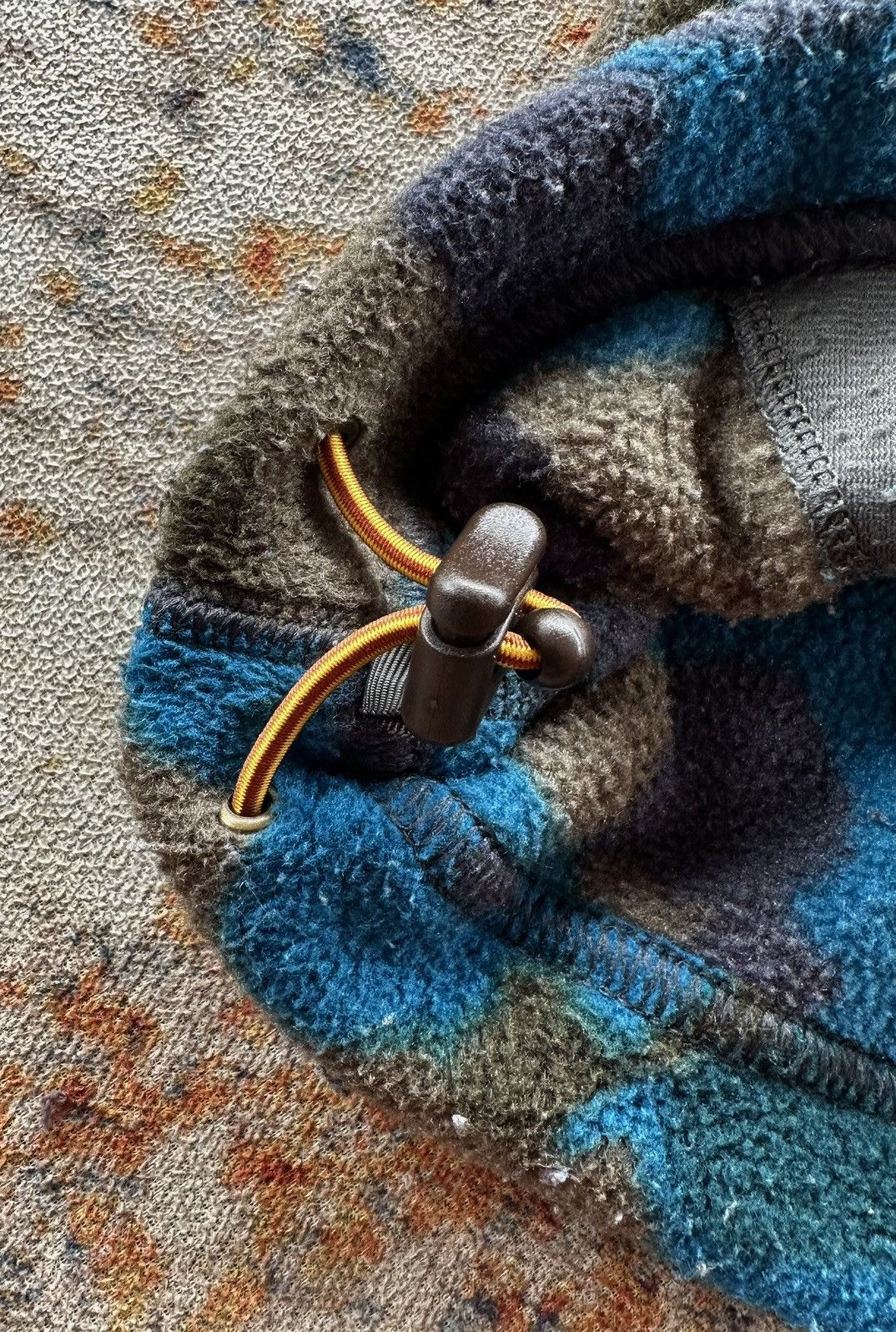 L.L. Bean LL Bean Blue Camo Pullover Fleece Sweater Size L / US 10 / IT 46 - 7 Thumbnail