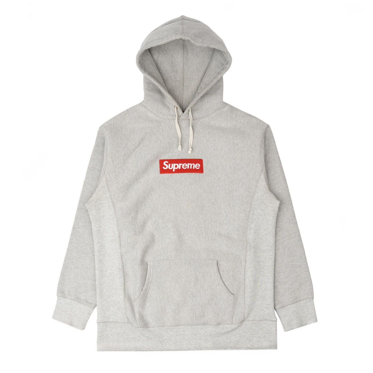 Supreme Box Logo Hooded Sweatshirt Heather Grey Size US XL / EU 56 / 4 - 1 Thumbnail