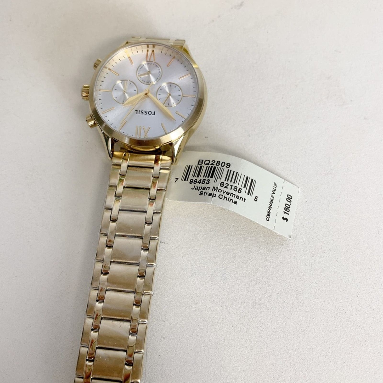 Fossil Fossil BQ2809 Fenmore Multifunction Gold-Tone Stainless Stee Size 44 - 5 Thumbnail