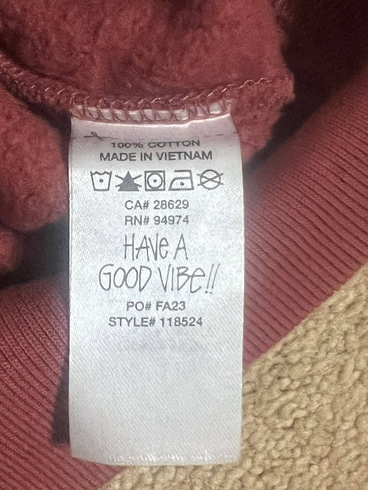 Stussy Stussy Fleece Vest Washed Burgundy X-Large Size US XL / EU 56 / 4 - 5 Thumbnail