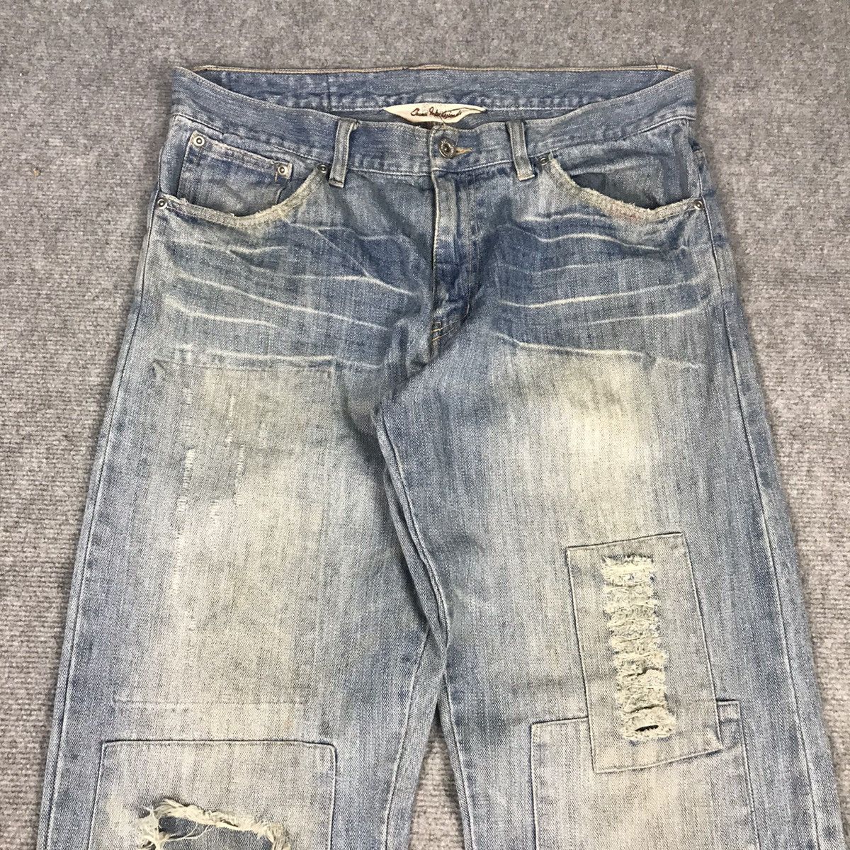 Japanese Brand JAPANESE BRAND JAPAN STYLE DISTRESSED PANTS Size US 32 / EU 48 - 2 Thumbnail