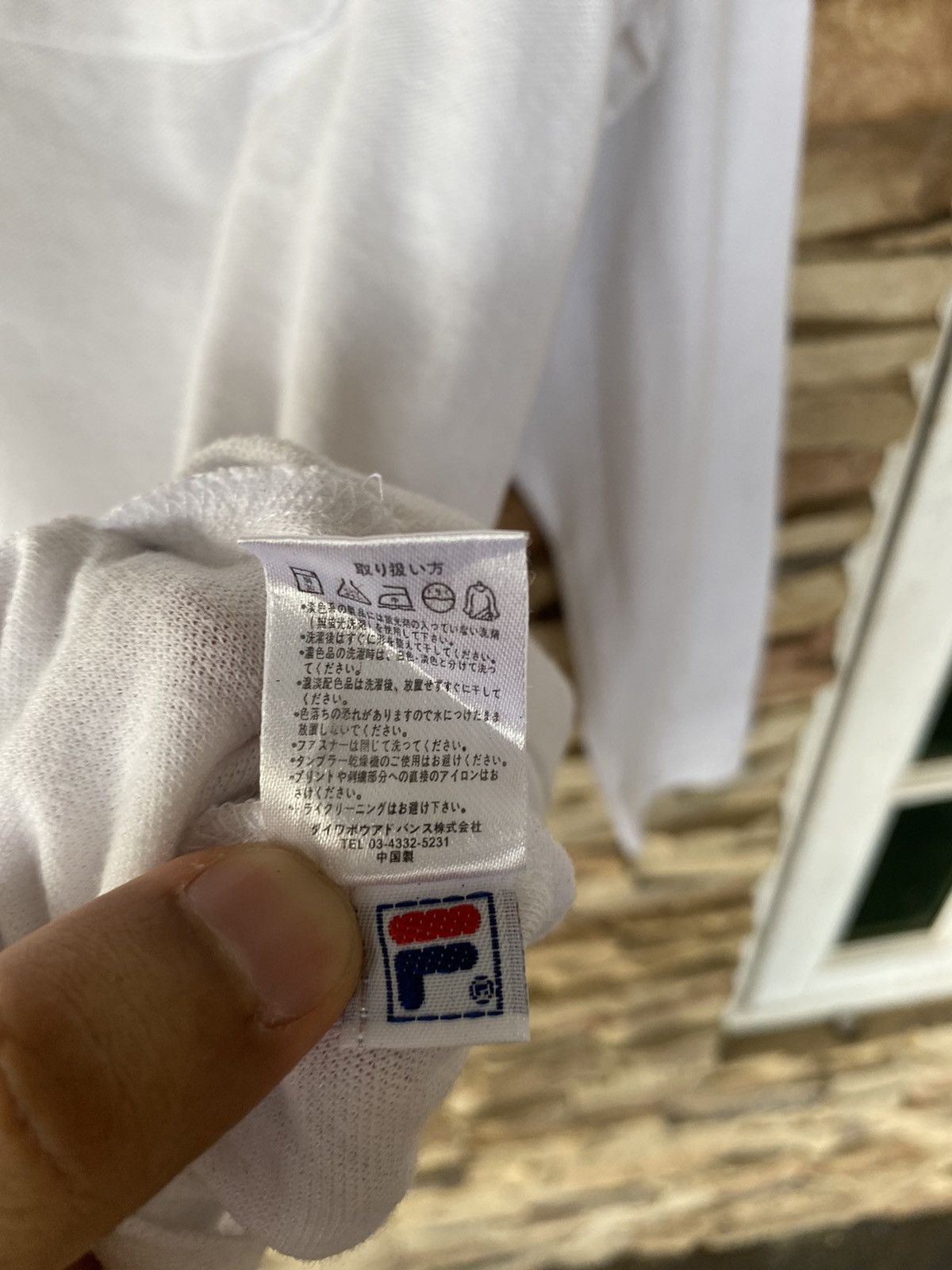 Fila Vintage Fila Biela Italia Halfzipper Long Sleeve Tees Size US L / EU 52-54 / 3 - 10 Thumbnail