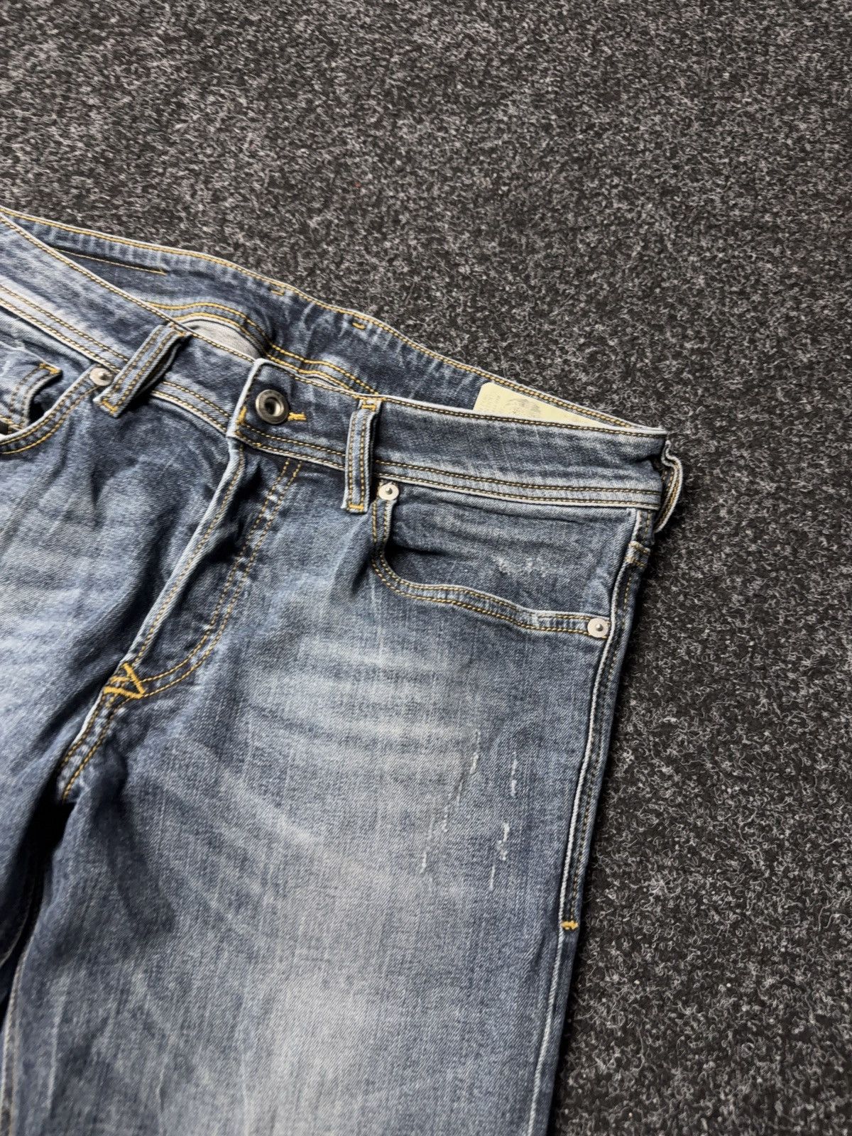 Diesel Vintage 00s Y2K Diesel Skinny SLEENKER-XDenim pants Jeans Size US 29 - 5 Thumbnail