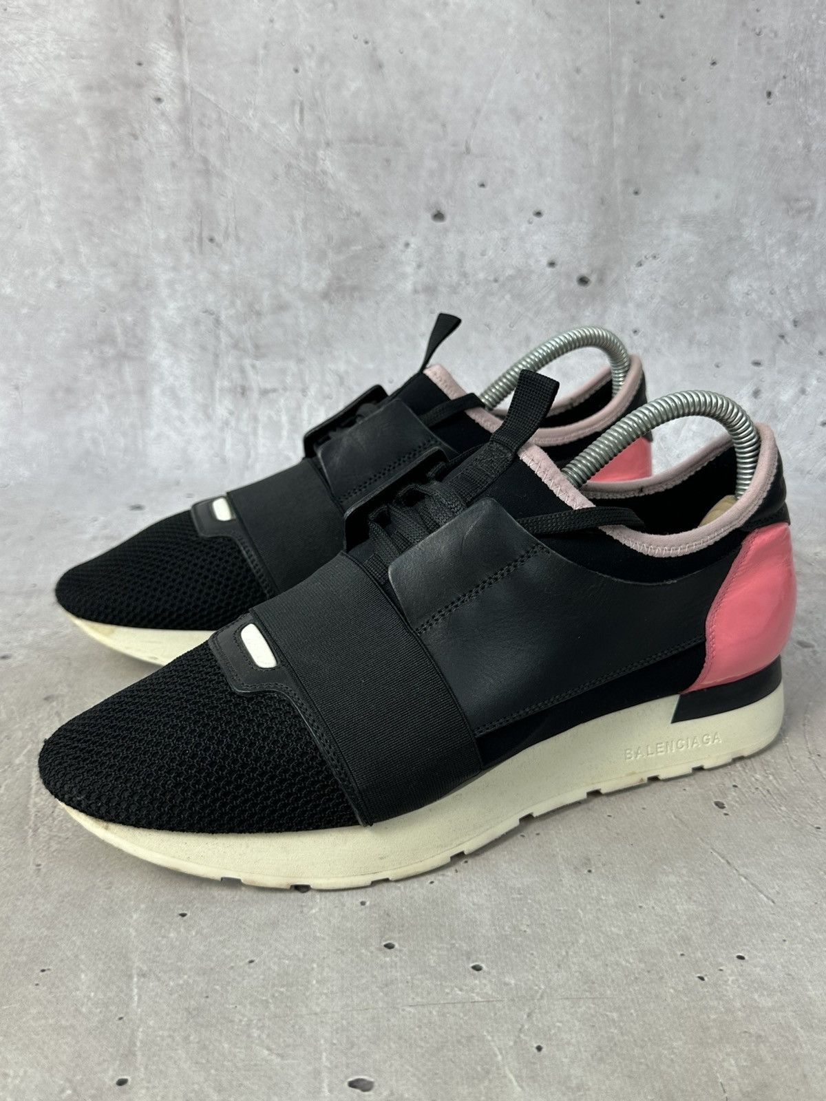 Balenciaga Balenciaga Race Runner Leather Mesh Women’s Sneaker Size US 10 / IT 40 - 2 Thumbnail