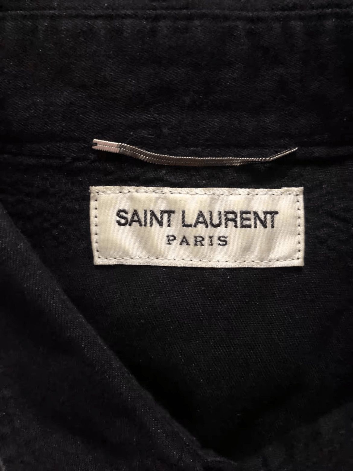Saint Laurent Paris Saint Laurent Paris by Hedi 16SS Distressed Denim Shirt-250 Size US S / EU 44-46 / 1 - 6 Thumbnail