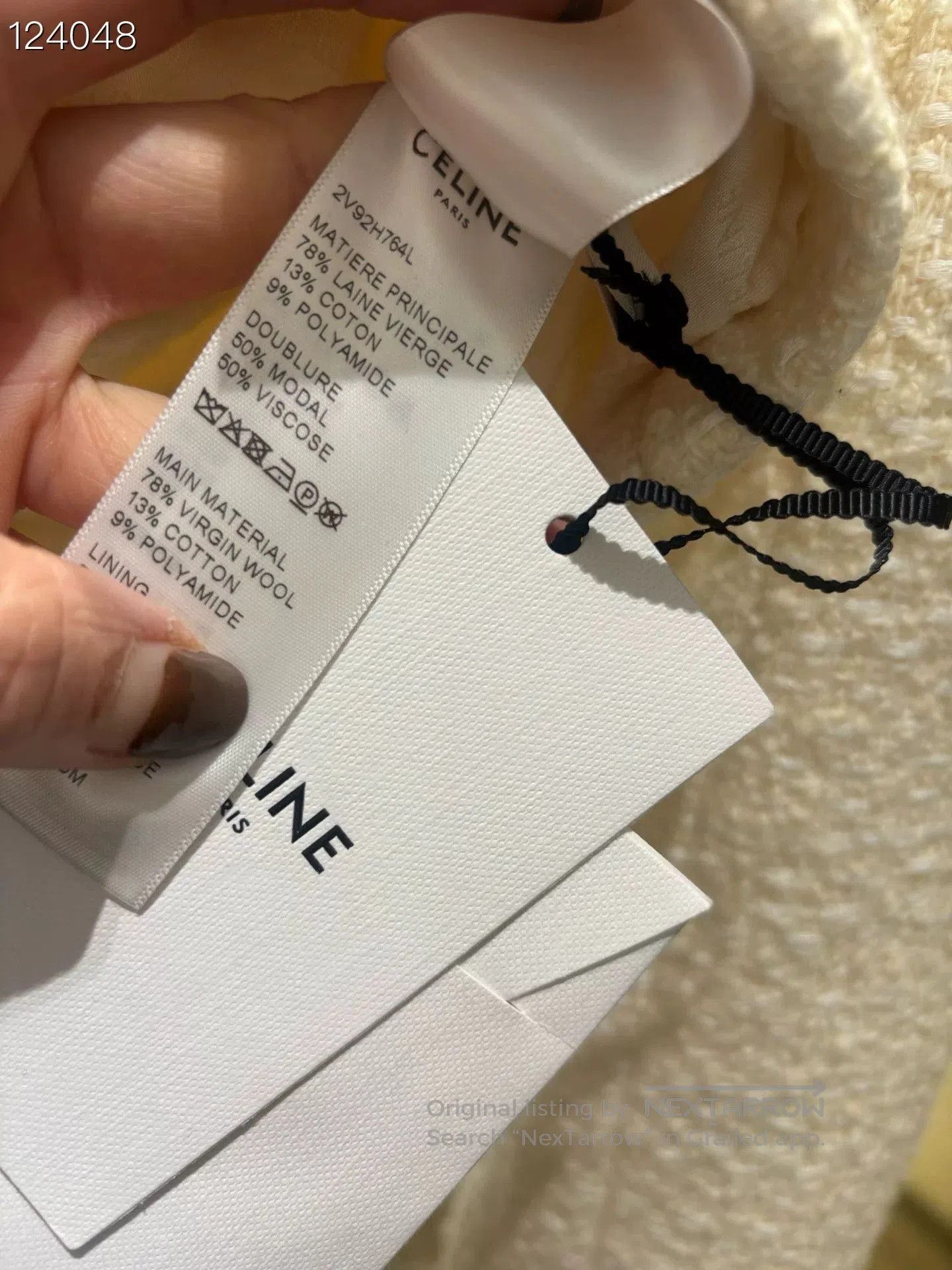 Celine Celine Tweed Triomphe Hunting Blazer. Size XXS / US 00 / IT 34 - 5 Thumbnail