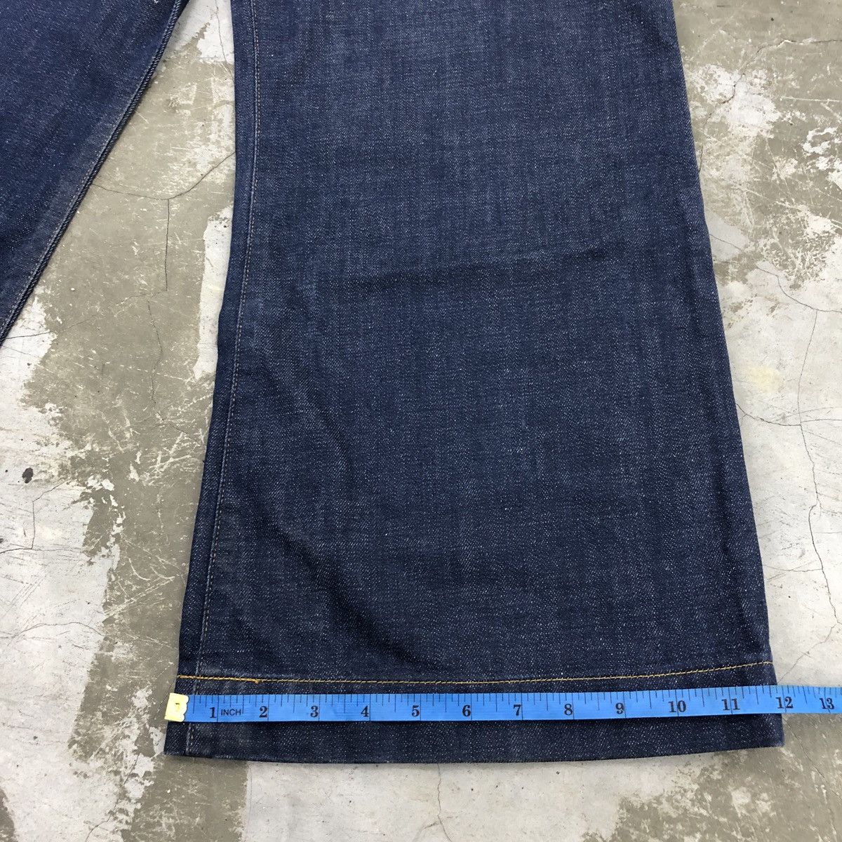 45rpm × Japanese Brand 45 RPM Baggy Flare Selvedge Denim Jeans Size US 29 - 18 Thumbnail