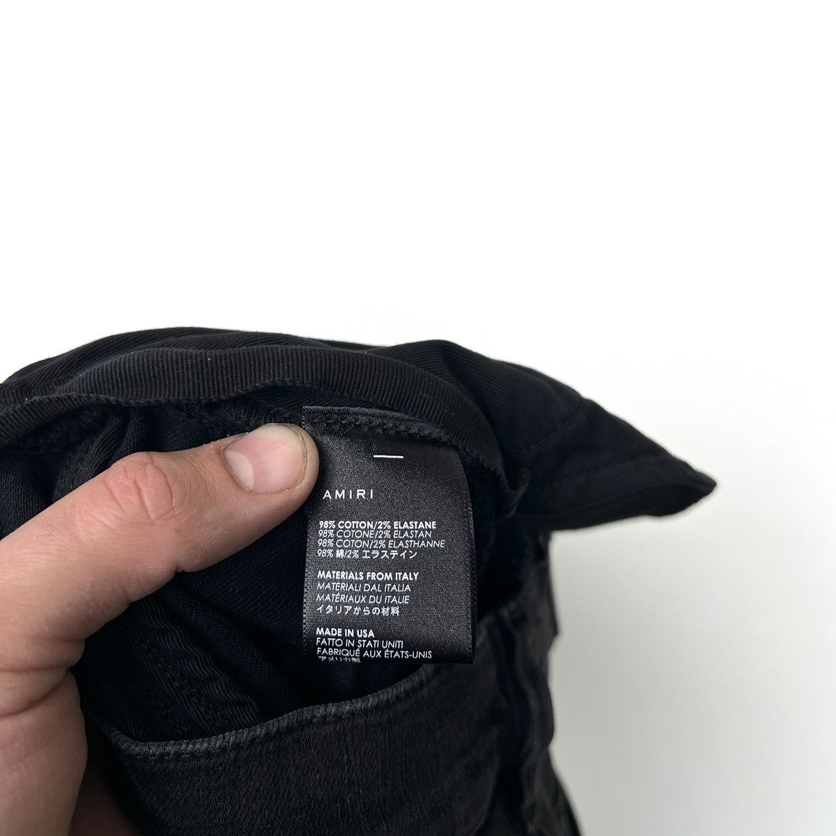 Amiri Broken Jean aged black amiri jeans Size US 32 / EU 48 - 12 Thumbnail