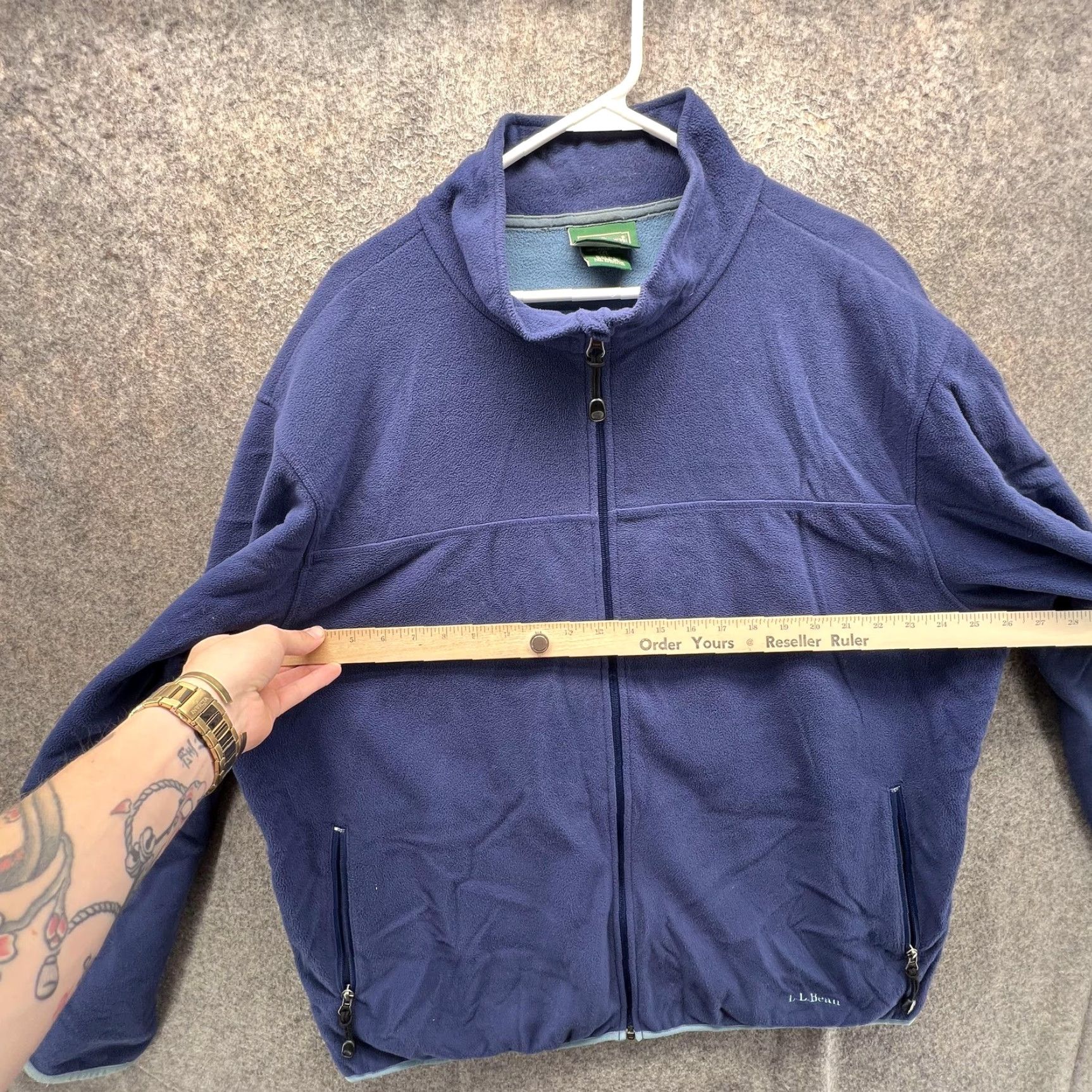 Vintage L.L.Bean Fleece Jacket Mens 2XL Blue Full Zip Polartec Outdoor Warm Hiking Jacket Mens 2XL Blue Full Zip Collared Insulated Pockets Zipper Size US XXL / EU 58 / 5 - 7 Thumbnail