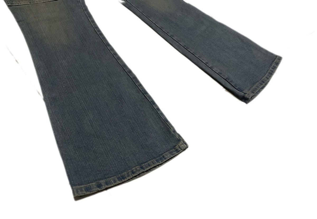 Hysteric Glamour × Japanese Brand × Tornado Mart 🔥Sick Y2K Daily Topics Mud Wash Flared Denim Hysteric Style Size US 31 - 4 Thumbnail