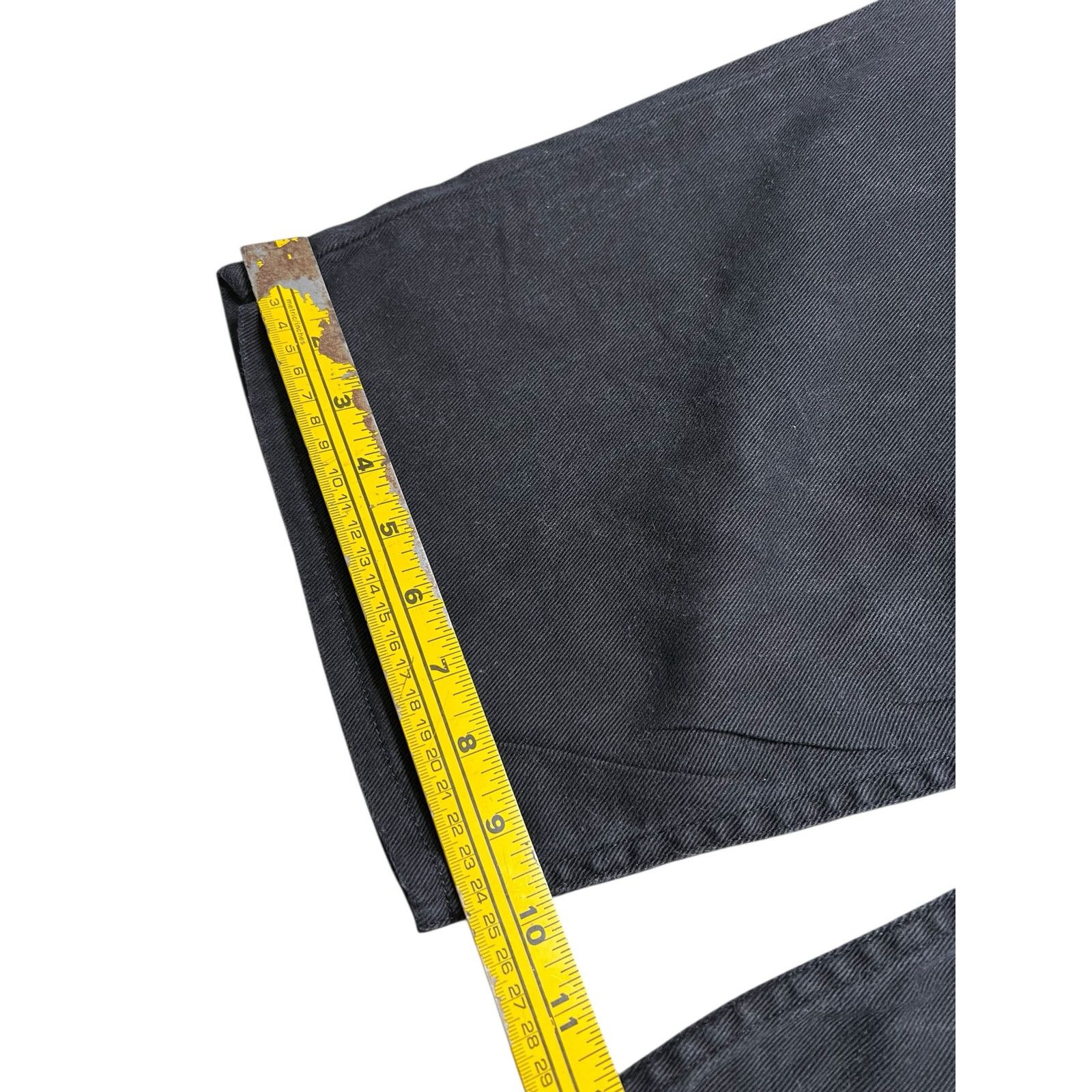 Faded Glory Vintage 90s Faded Glory Utility Black Denim Work Pants Sz 40 Size US 40 / EU 56 - 7 Thumbnail