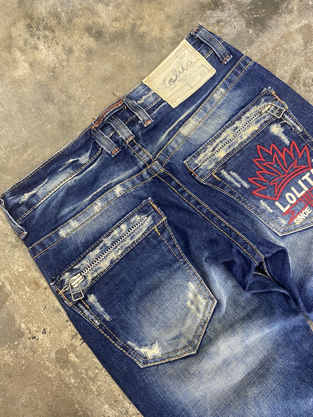 Japanese Brand × Vintage Lolita blue jeans wash japanese brand Size US 30 / EU 46 - 12 Thumbnail