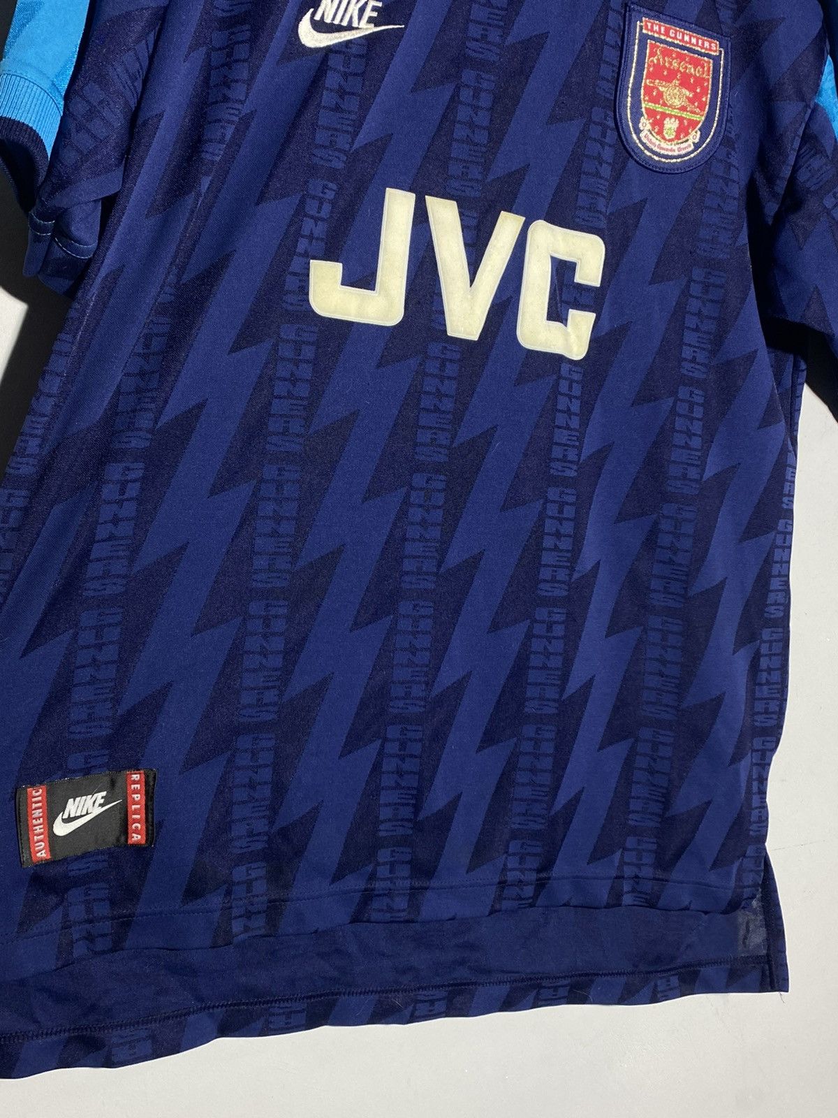 Nike Vintage Arsenal 1994/95 Away Rare Soccer Jersey Size US XL / EU 56 / 4 - 4 Thumbnail
