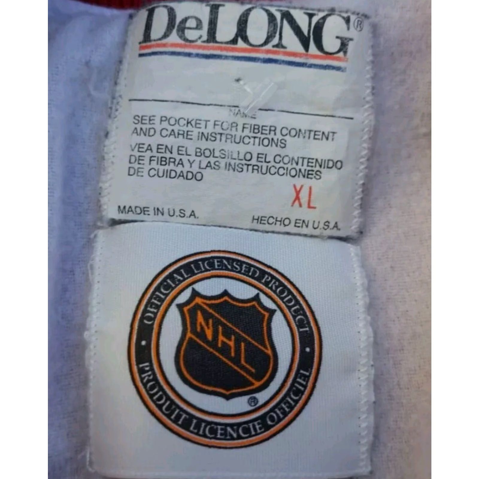 Red Wing Vintage Detroit Red Wings Delong Pullover Quarter Zip Windbreaker Jacket XL USA Jacket - DeLong Size US XL / EU 56 / 4 - 7 Thumbnail