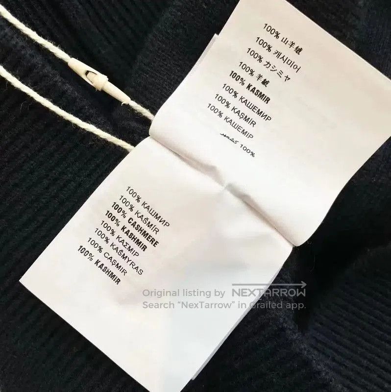 Miu Miu Miu Miu Navy Cashmere Pullover Sweater . Size XXS / US 00 / IT 34 - 6 Thumbnail
