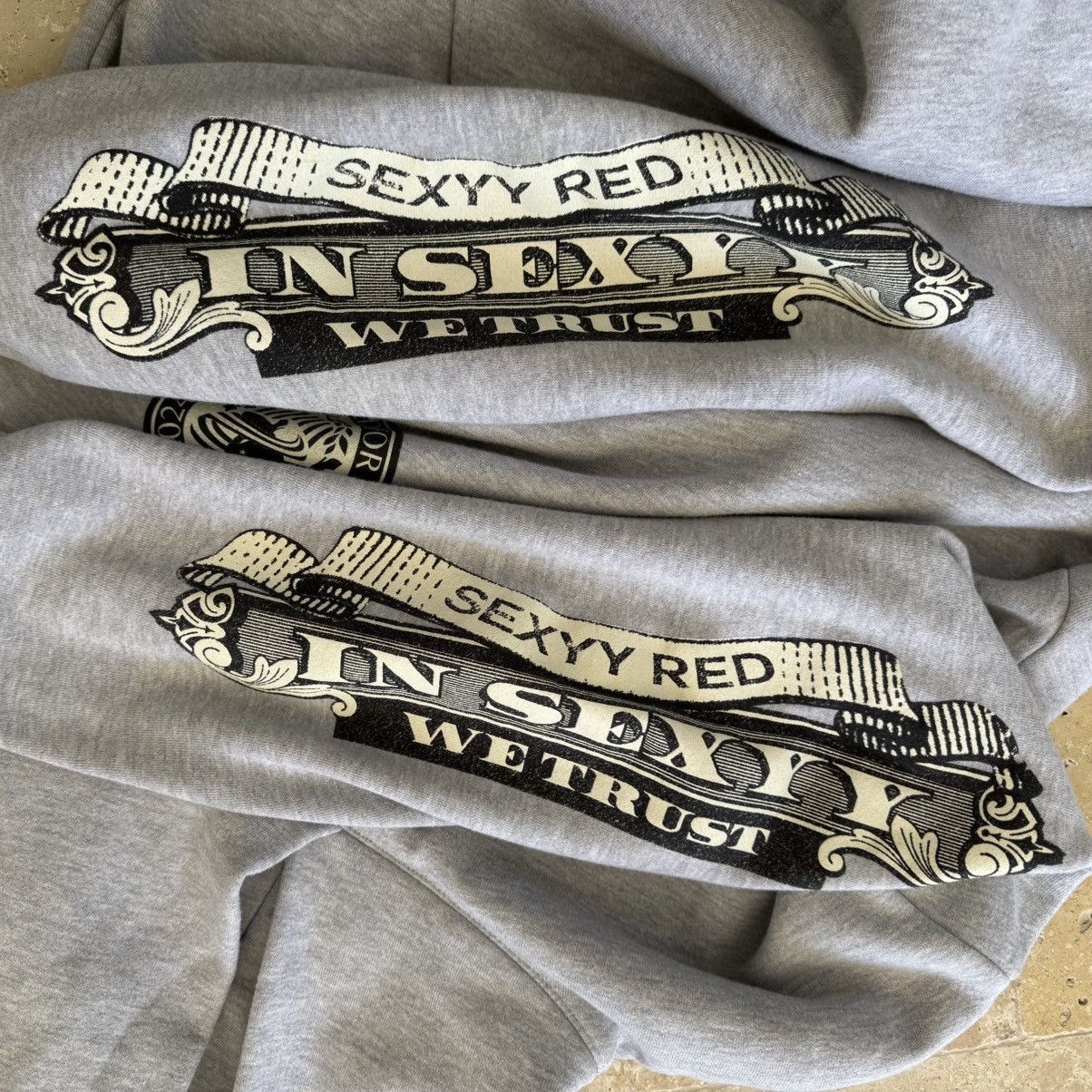 Other SEXYY RED 4 PRES TOUR SEXYY LOVE MONEY HOODIE 'HEATHER GREY' Size M / US 6-8 / IT 42-44 - 3 Thumbnail
