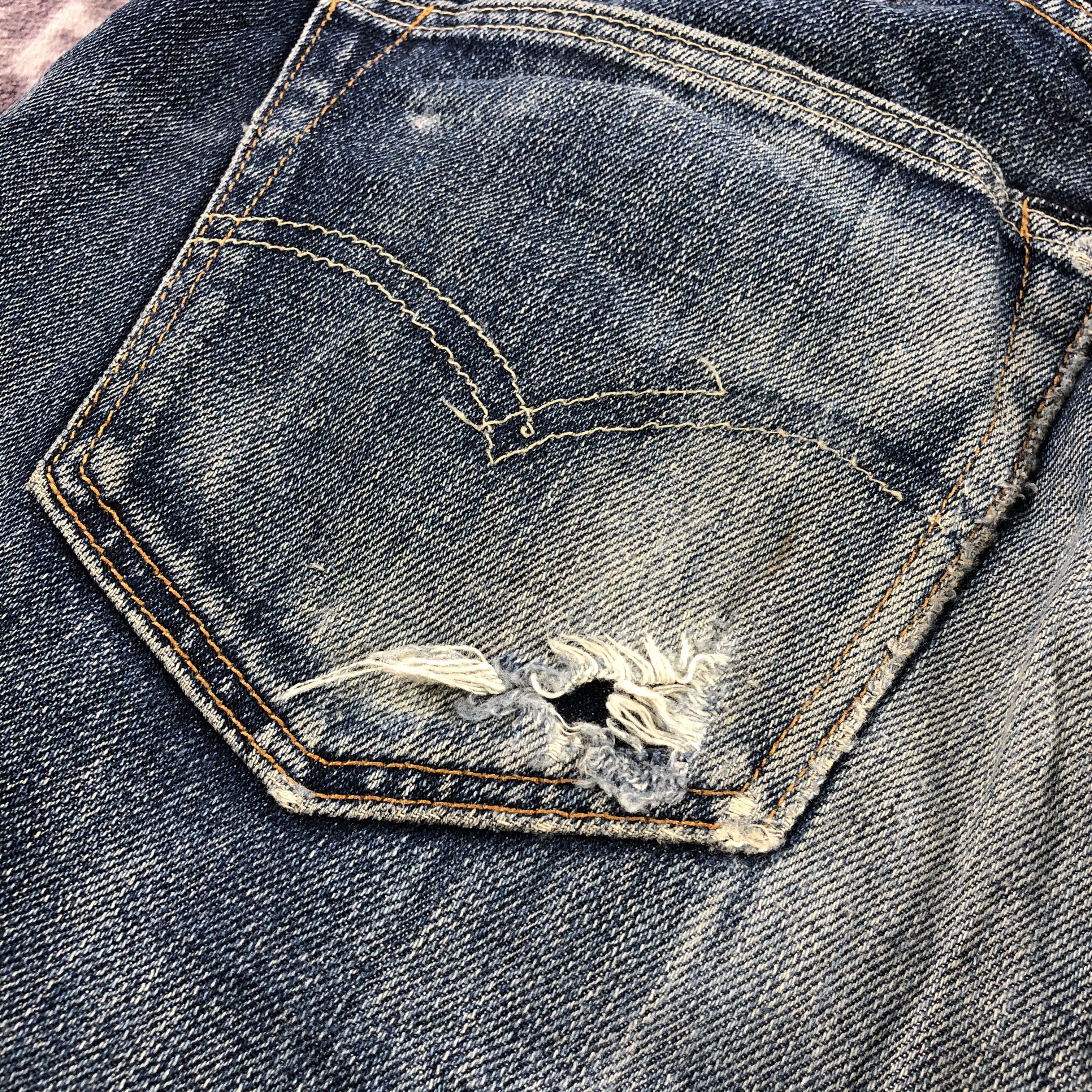 Levi's Vintage Blue Wash Levis 501 Jeans-JM2824 Size US 32 / EU 48 - 6 Thumbnail