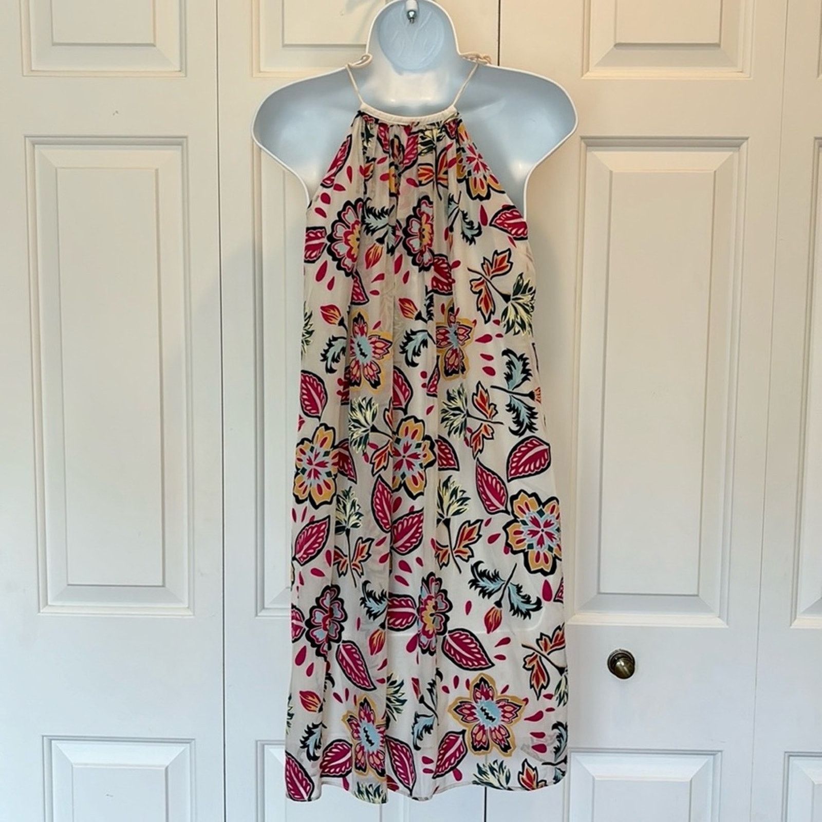 Rag & Bone Rag & Bone Bailey Mini Dress White Floral Size S Size S / US 4 / IT 40 - 10 Thumbnail