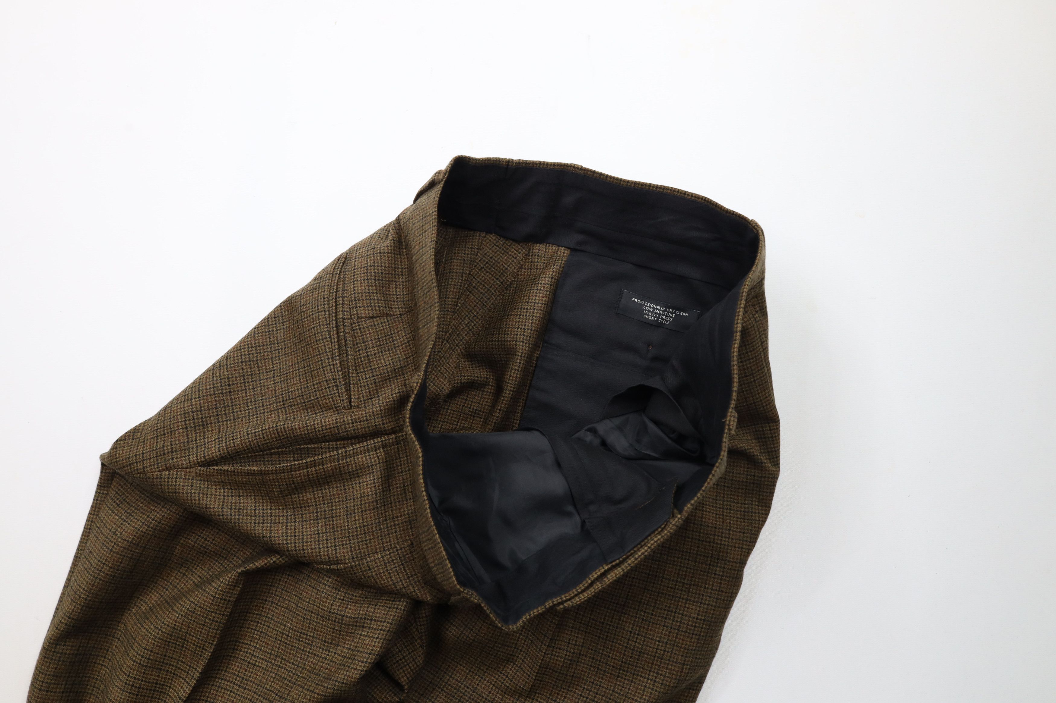 Vintage Vintage 90s Streetwear Wool Wide Leg Chino Pants Houndstooth Size 36 - 7 Thumbnail