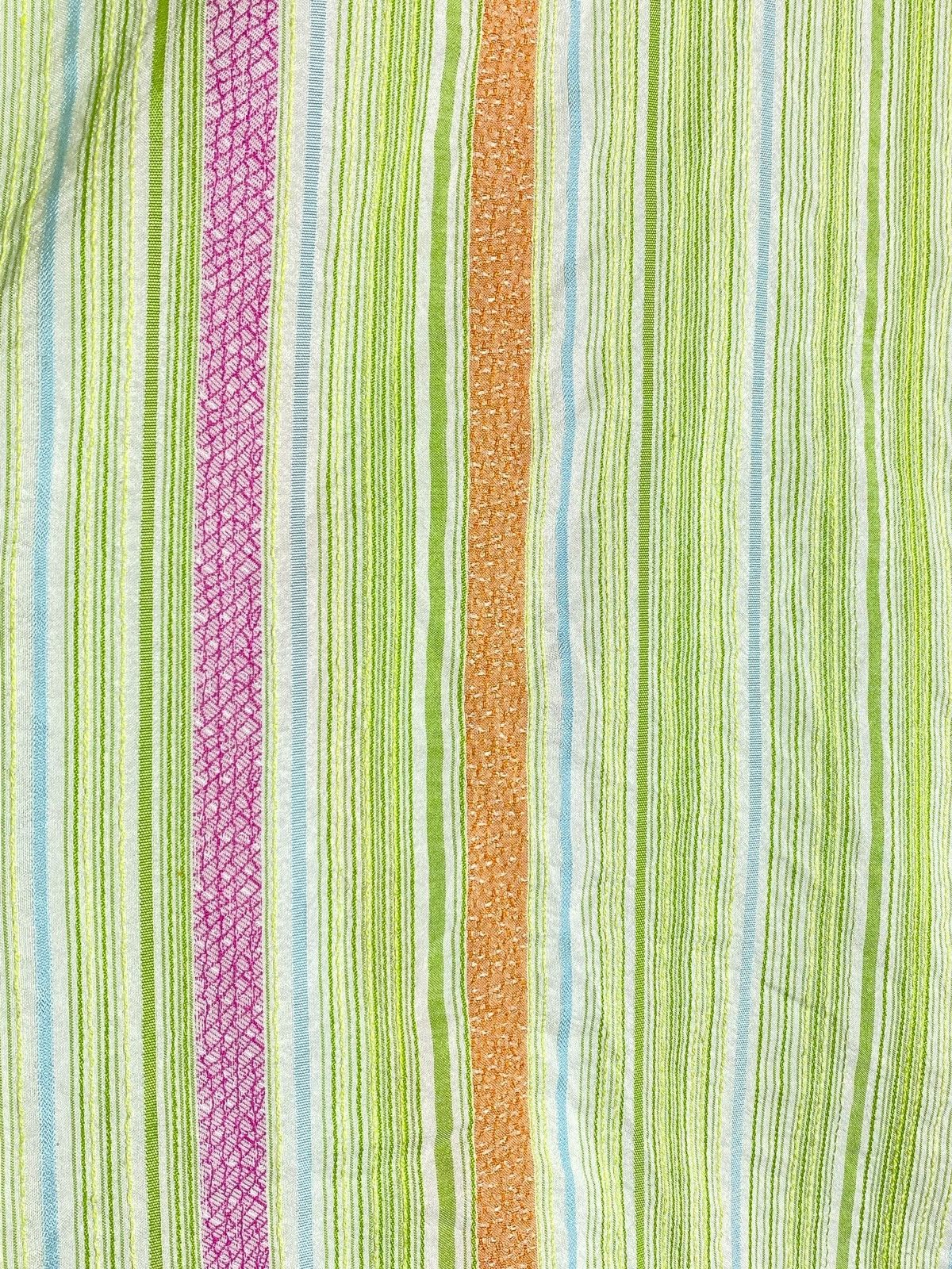 Etro 🔥 ETRO MILANO MULTICOLOR TEXTURED STRIPE PATTERN SHIRT Size US M / EU 48-50 / 2 - 14 Thumbnail