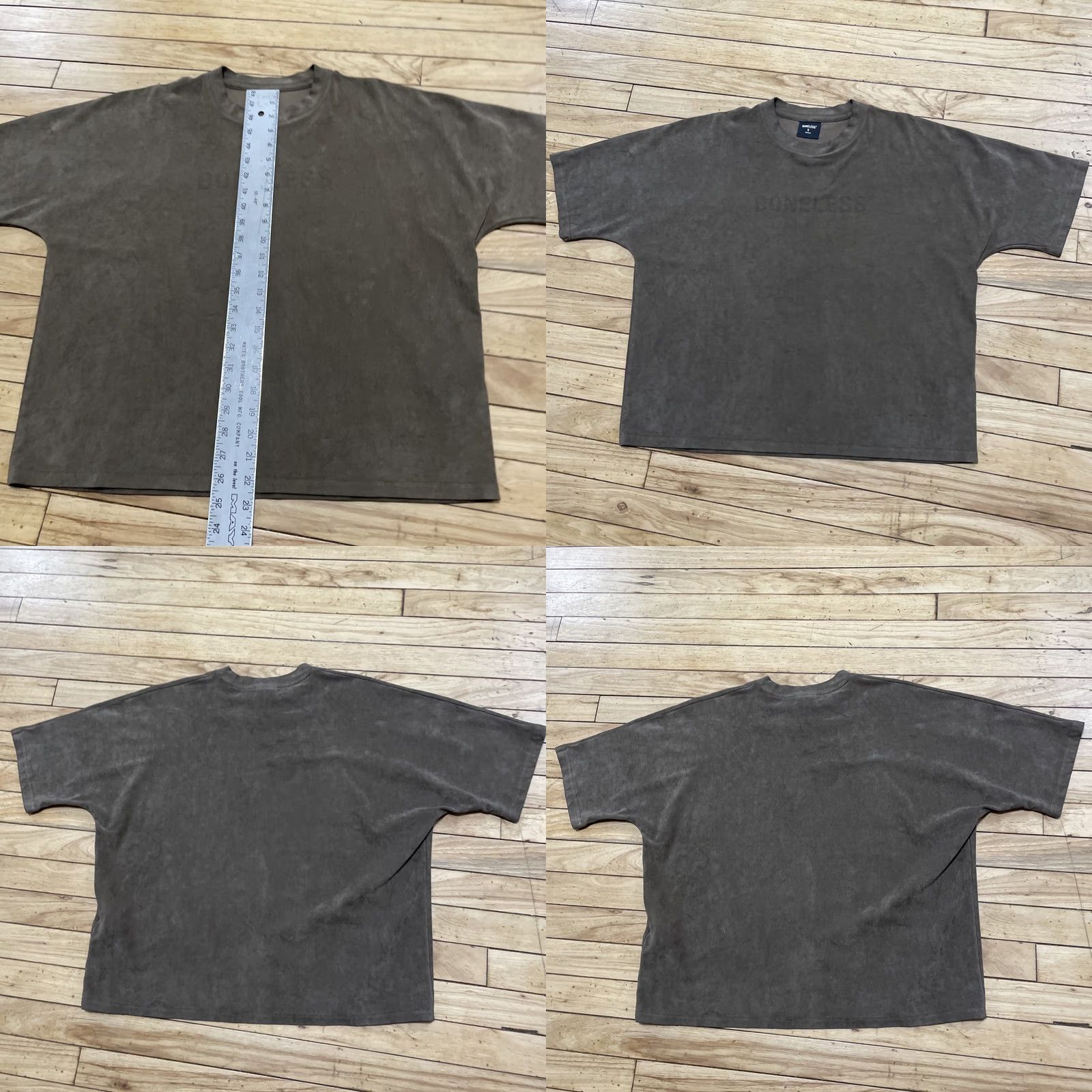 Vintage Boneless Crop T-Shirt Brown Size S Organic Material Faux Suede Spellout EUC Mens Shirt Short Sleeve Crew Neck Casual Regular WT Size US S / EU 44-46 / 1 - 8 Thumbnail
