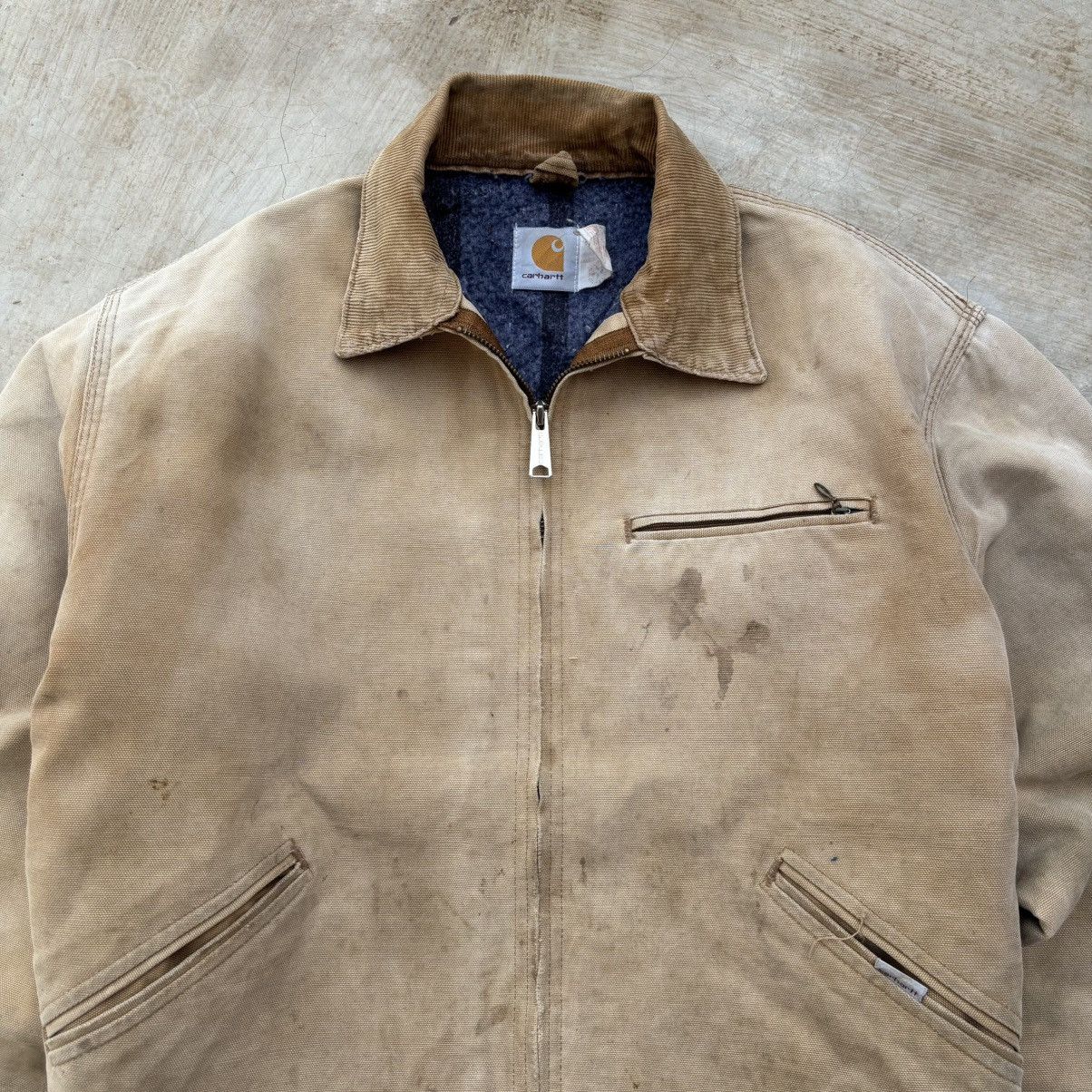 Carhartt Vintage 90s Sunfaded Carhartt Detroit Jacket Size US M / EU 48-50 / 2 - 2 Thumbnail
