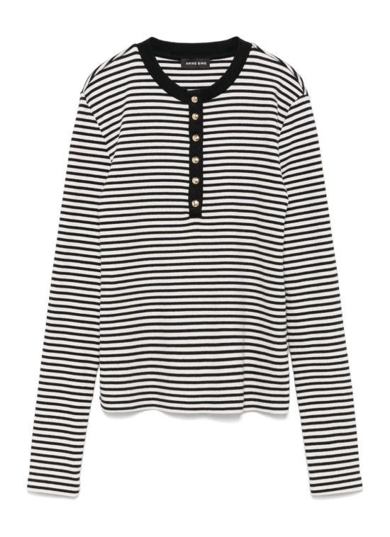 Anine Bing ANINE BING Women Tops A 08 10314 MTL2 Red Size M / US 6-8 / IT 42-44 - 1 Preview