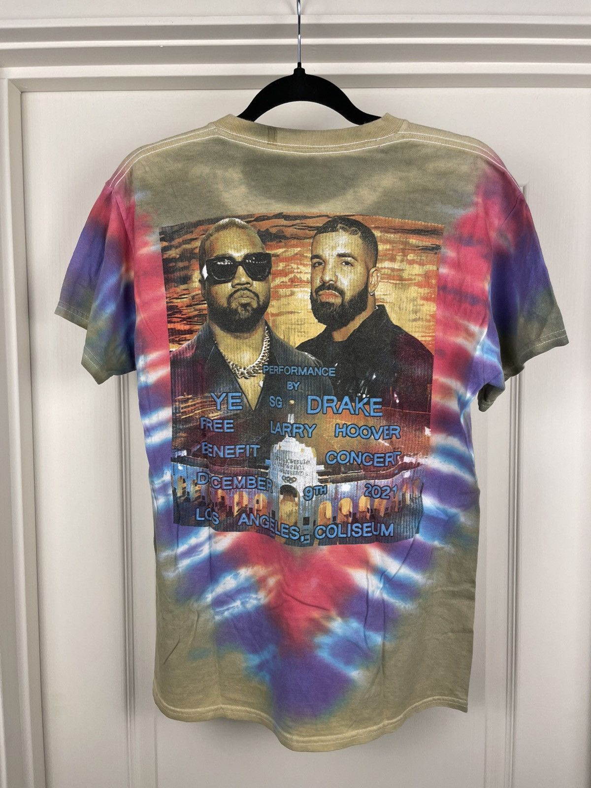 Kanye West Free Larry Hoover Kanye & Drake Concert Tee 2021 Size US S / EU 44-46 / 1 - 3 Thumbnail