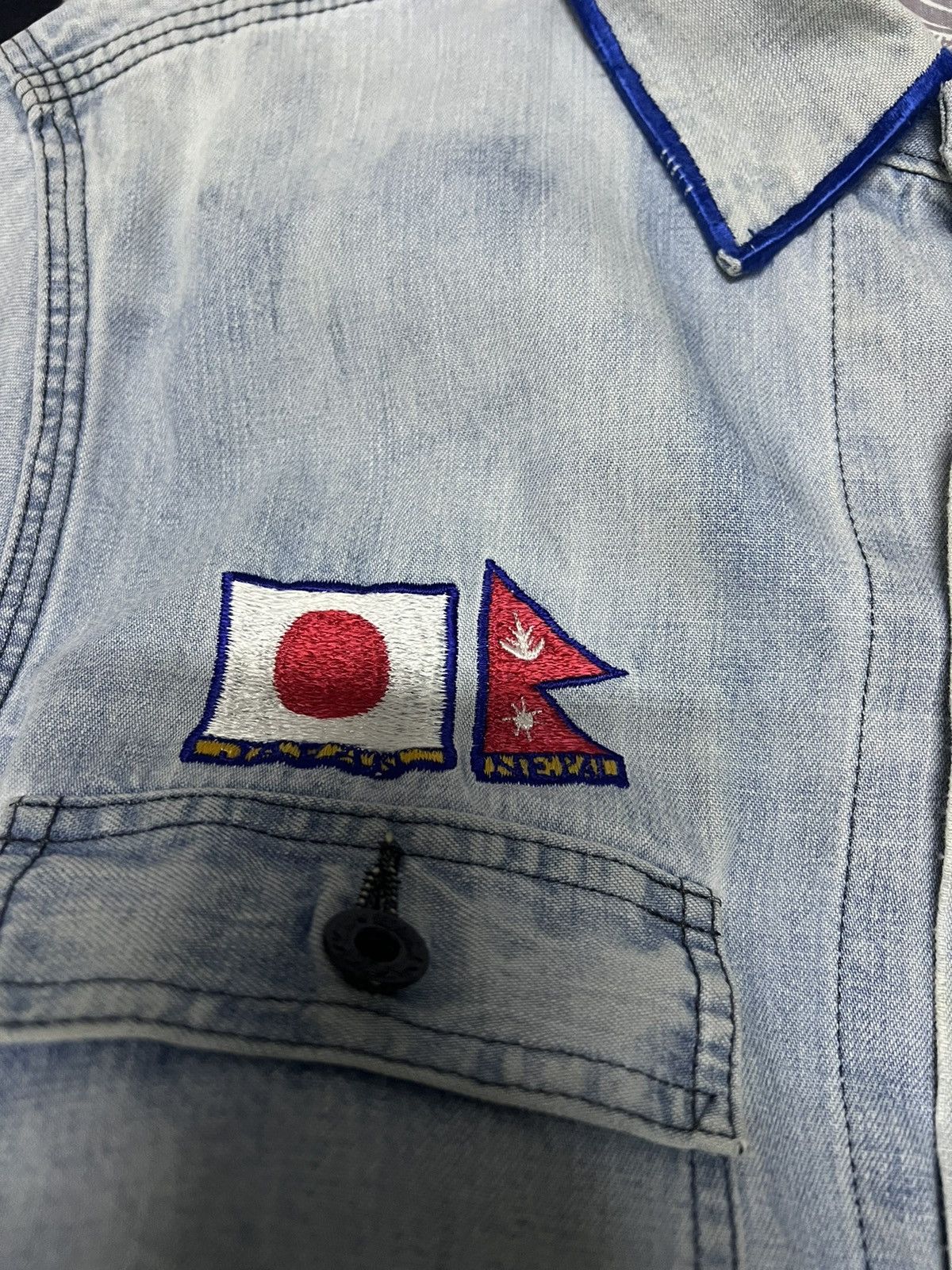 Indigo Made In Indigo Worker Embroidery Patches Jacket Size US M / EU 48-50 / 2 - 8 Thumbnail