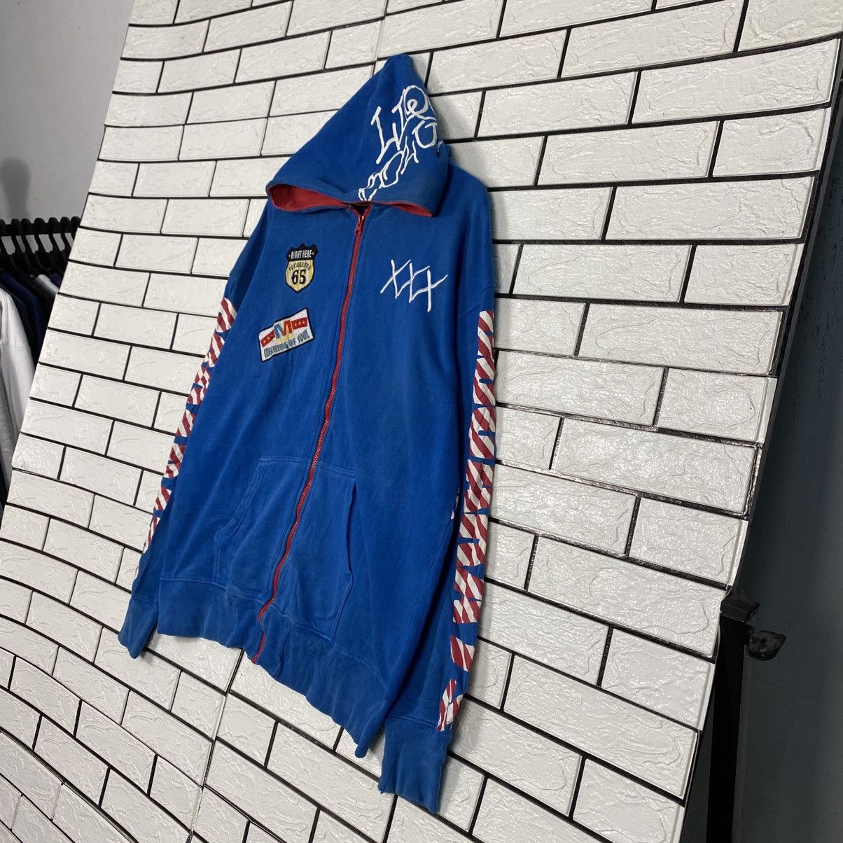 Defective Struct 📌Vintage Zipper Hoodie Defectibe Struct Punk Design Size US L / EU 52-54 / 3 - 3 Thumbnail
