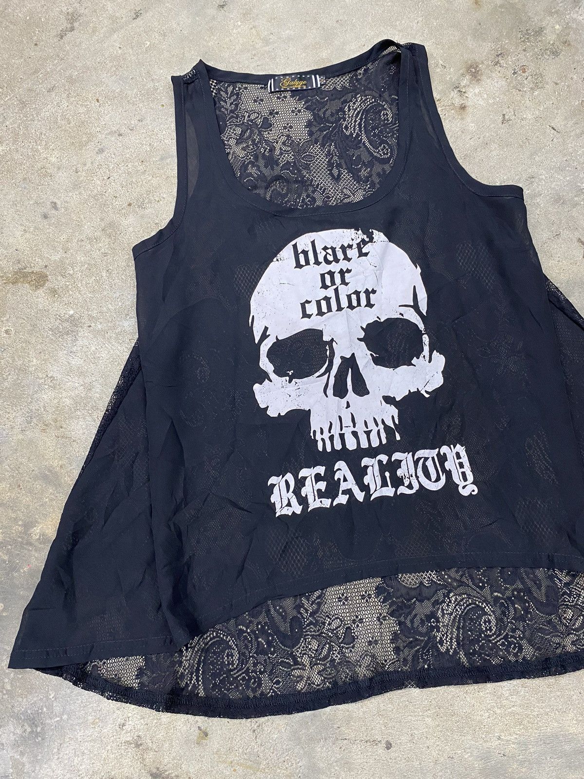 If Six Was Nine × Japanese Brand × Le Grande Bleu (L.G.B.) NUMBERNINE style tanktops blare or color gothic style Size M / US 6-8 / IT 42-44 - 2 Thumbnail