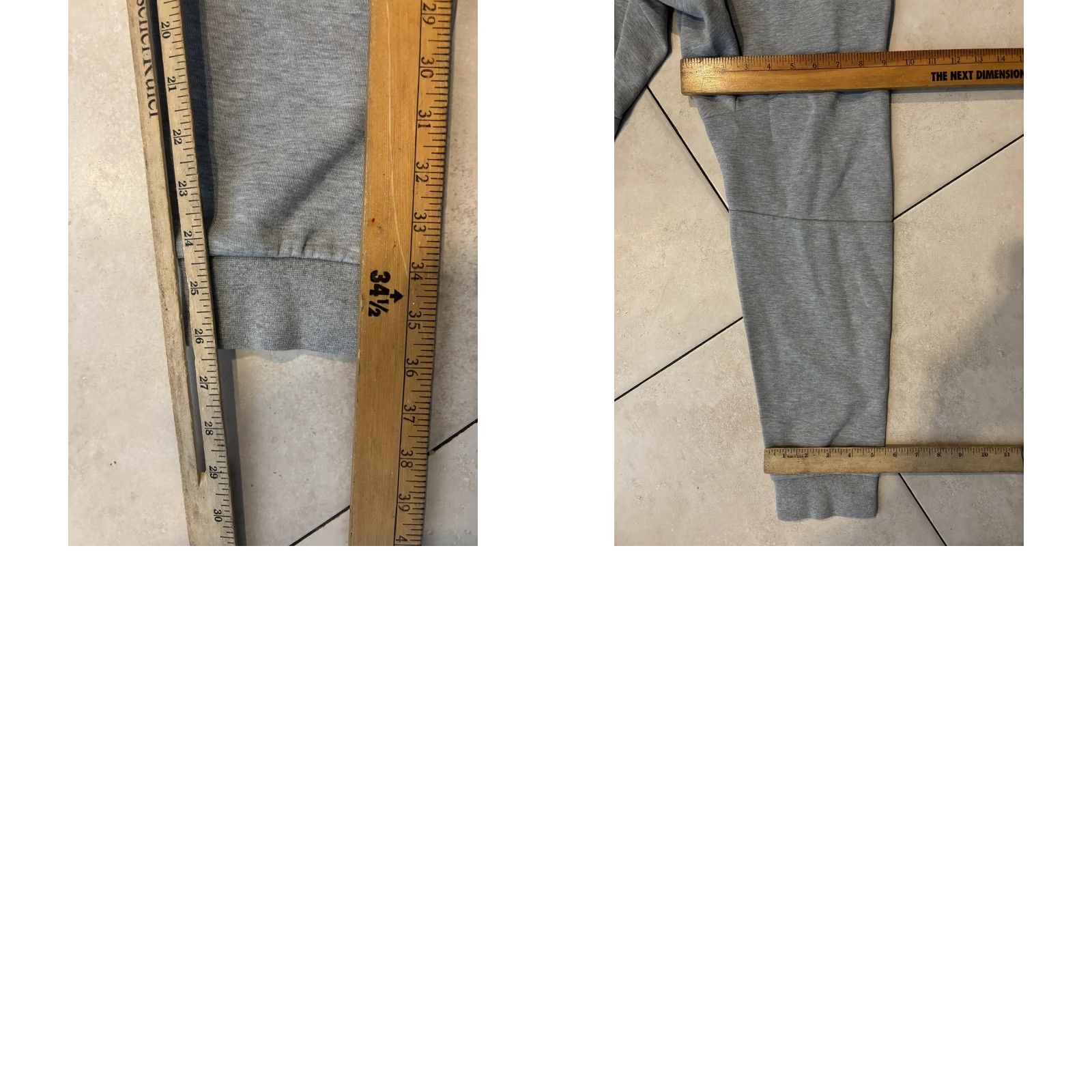 Nike Nike Tech Fleece Pants Mens M Jogger Athletic Tapered Sweatpants Zip Pocket Gray Size US 31 - 8 Thumbnail