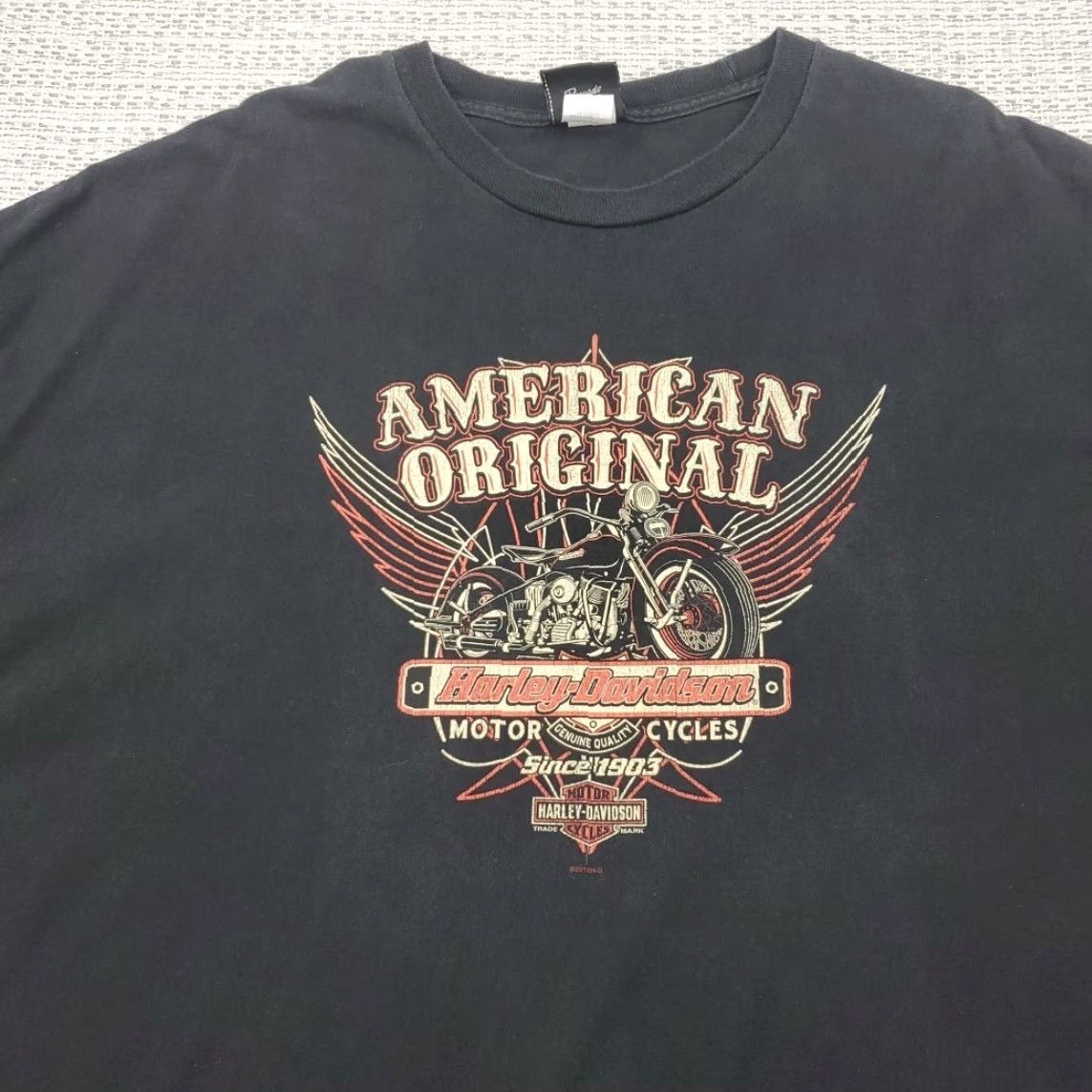 Harley Davidson Harley-Davidson T Shirt Mens 3XL Black Crew Neck Short Sleeve Graphic Print Logo Meme? (no) Size US XXL / EU 58 / 5 - 6 Thumbnail