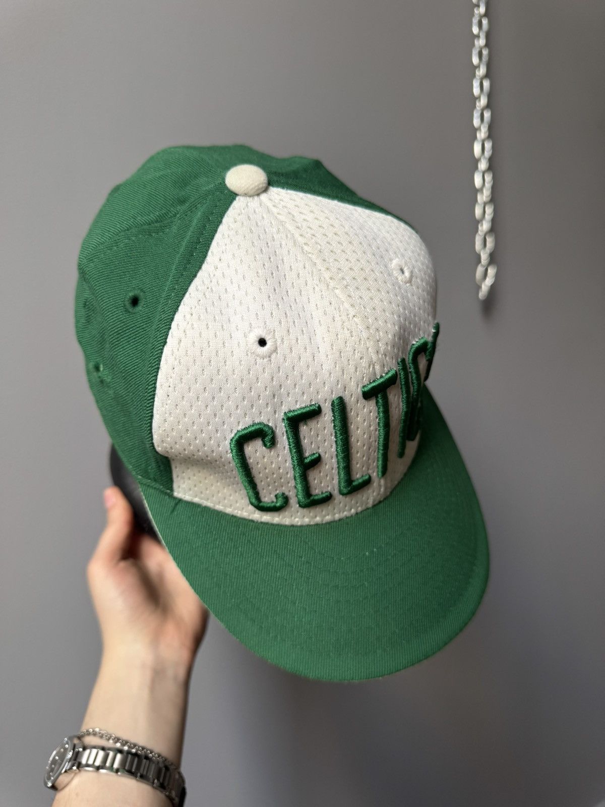 Reebok BOSTON CELTICS MITCHELL & NESS ADULT SNAPBACK HAT Size ONE SIZE - 7 Thumbnail