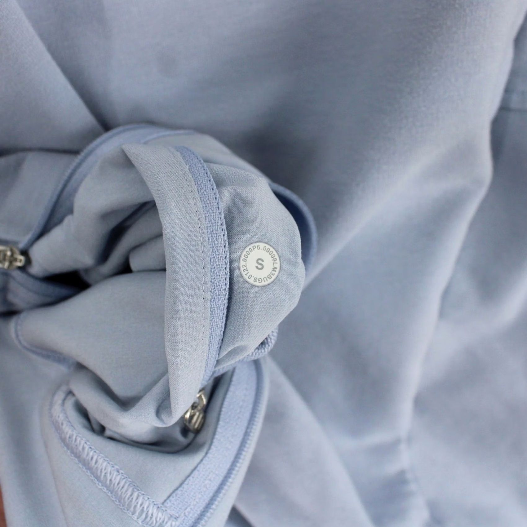 Lululemon Lululemon Sweatshirt Mens S Light Blue Pullover Crewneck City Sweat Raglan Zip Size US S / EU 44-46 / 1 - 4 Thumbnail