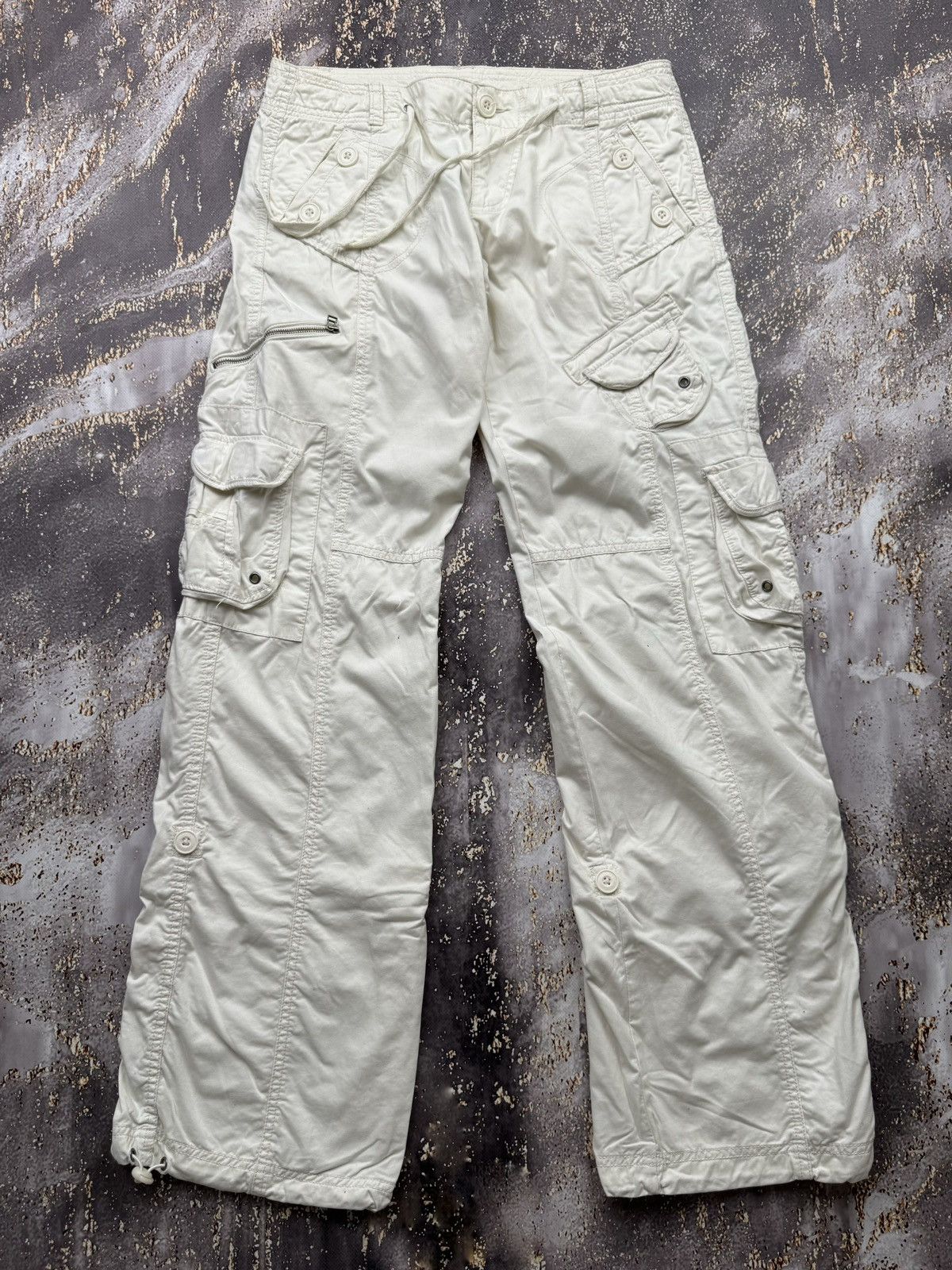 Japanese Brand × Vintage Vintage Cargo Multi Pocket Bondage Pants Size 28" / US 6 / IT 42 - 1 Thumbnail
