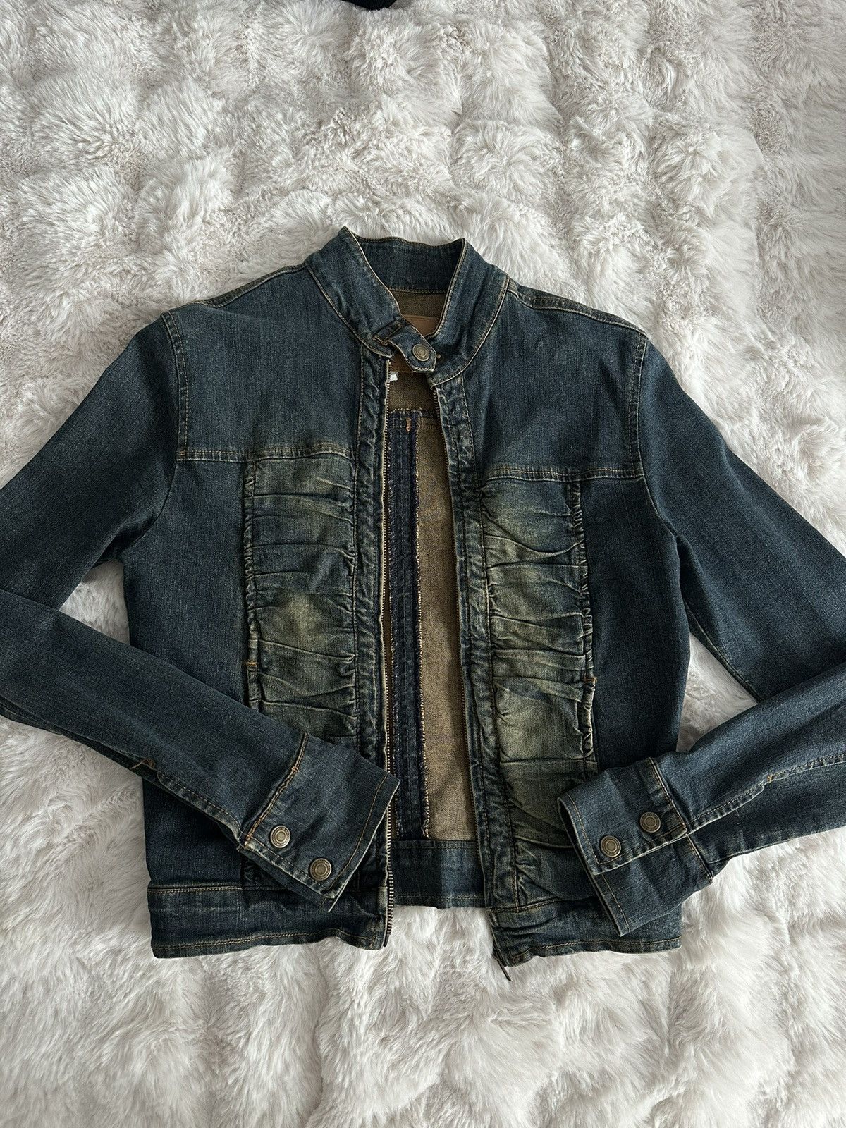 Vintage Vintage denim jacket 90s retro aesthetic Size XS / US 0-2 / IT 36-38 - 1 Thumbnail
