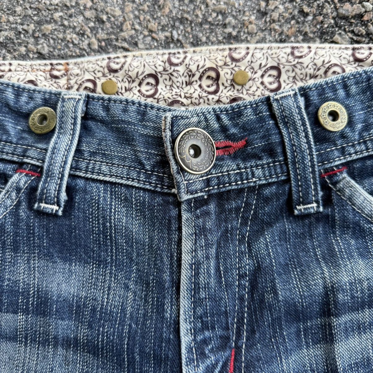 Edwin VINTAGE EDWIN FLARE FADED RIPPEP JEAN DENIM PANTS Size US 29 - 5 Thumbnail