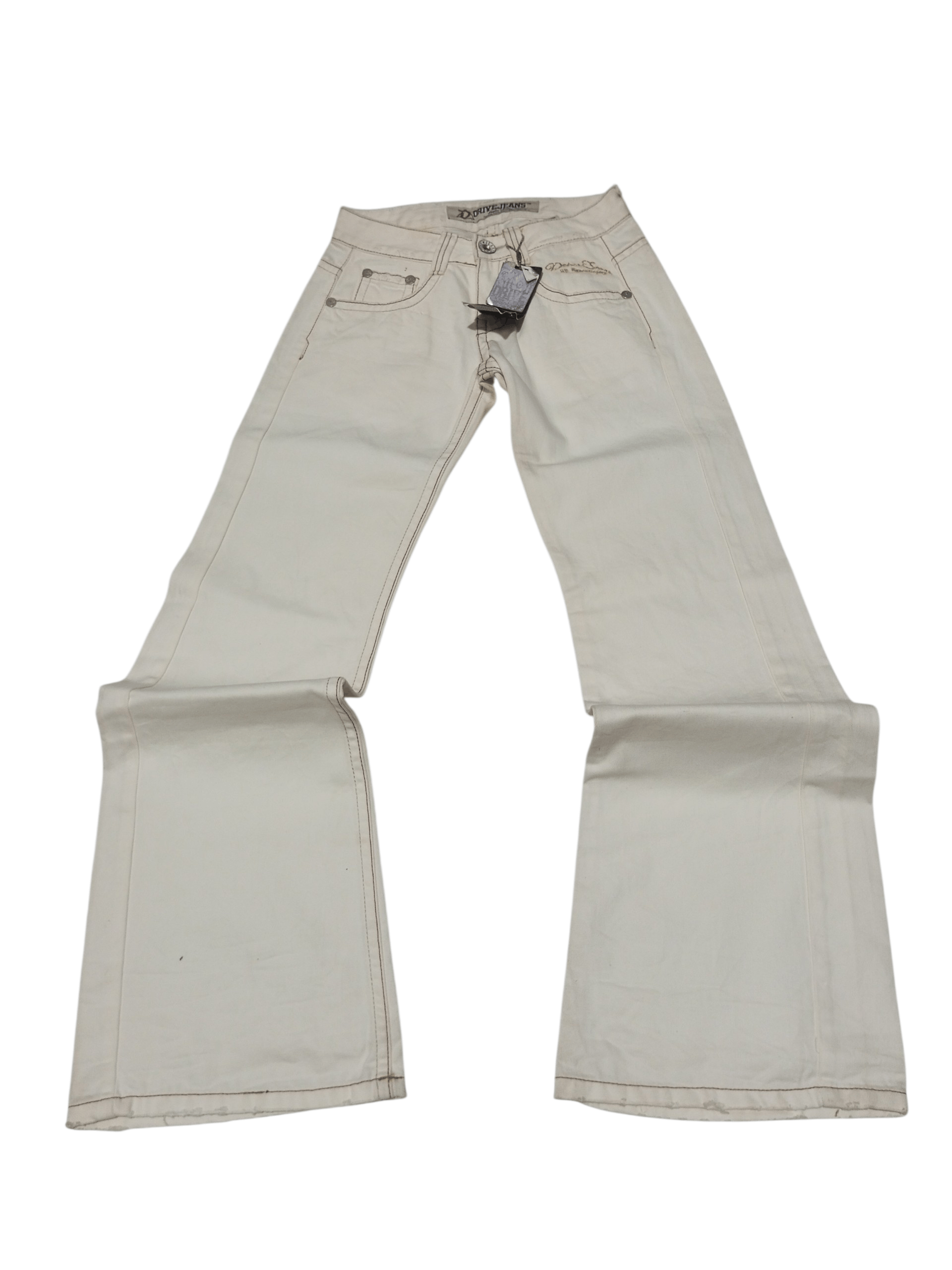 20471120 Vintage drive jeans super flared distressed denim Size US 26 / EU 42 - 1 Thumbnail
