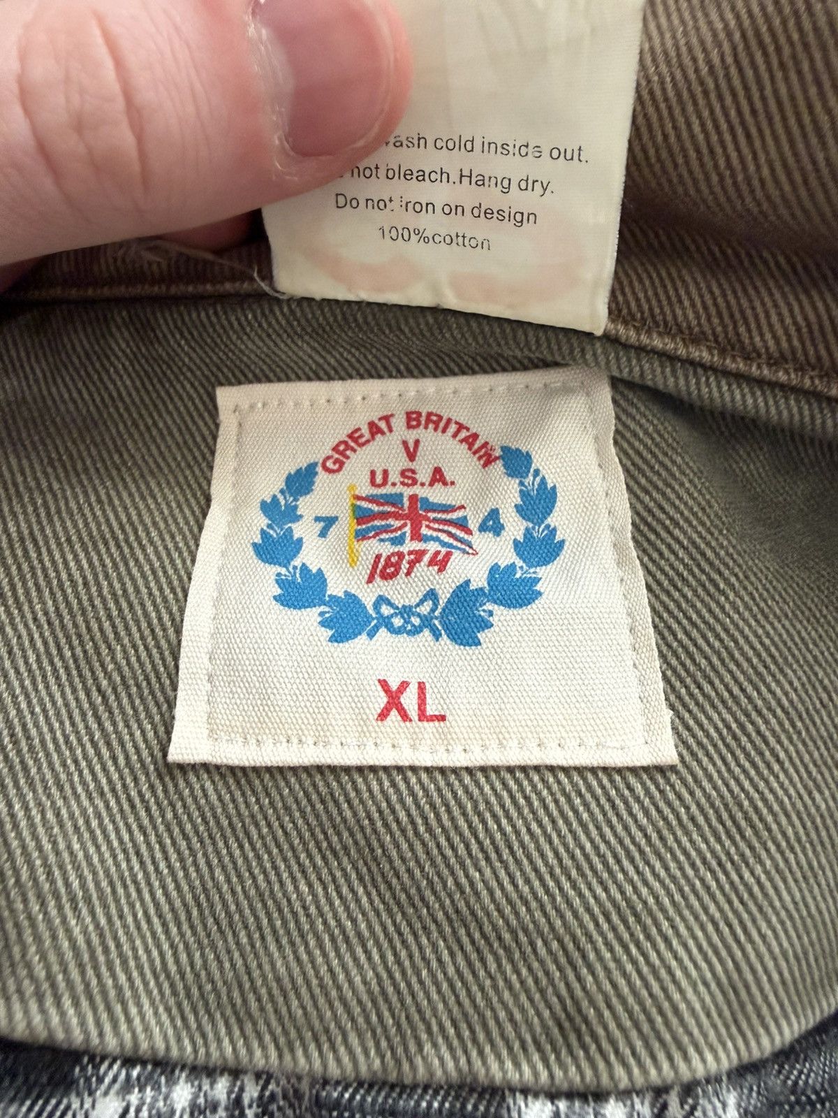 74 Is War Seventfouriswar Military Jacket Size US XL / EU 56 / 4 - 3 Thumbnail