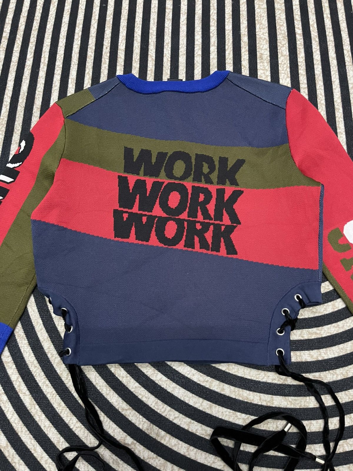 Marc by Marc Jacobs F/W 2015 RUNAWAY MARC JACOBS SUFFRAGETTE LACE UP CROP TOP Size XS / US 0-2 / IT 36-38 - 17 Thumbnail