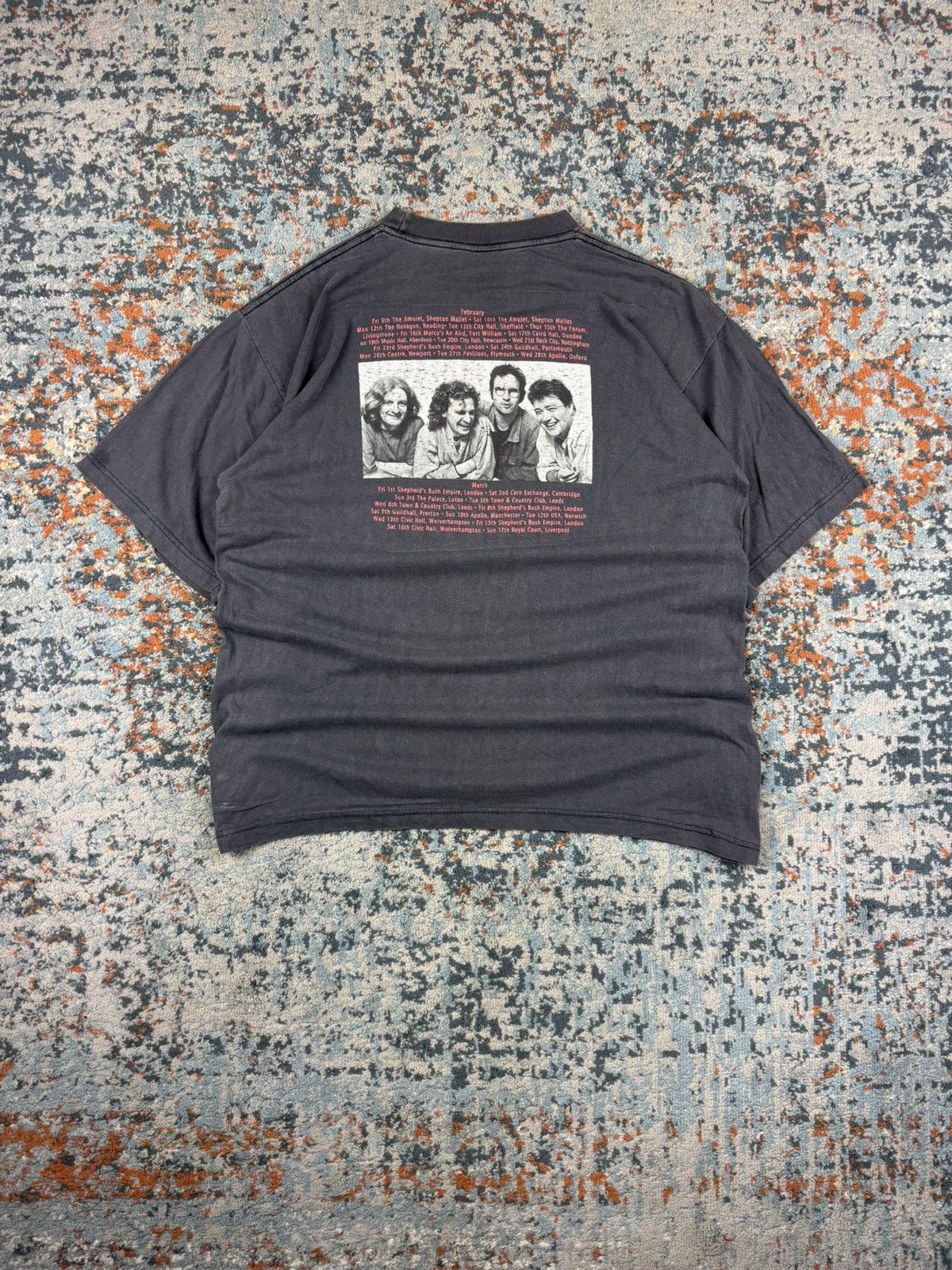 Rare Vintage 1996 The Saw Doctors same oul town graphic tee