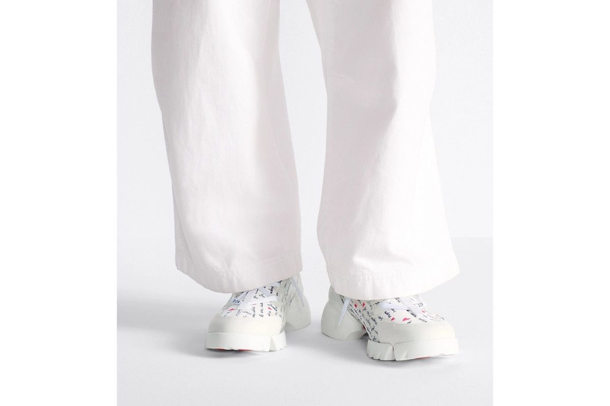 Dior o1bcso1str0226 D-Connect Dioramour Sneaker in White Size US 8 / IT 38 - 6 Thumbnail