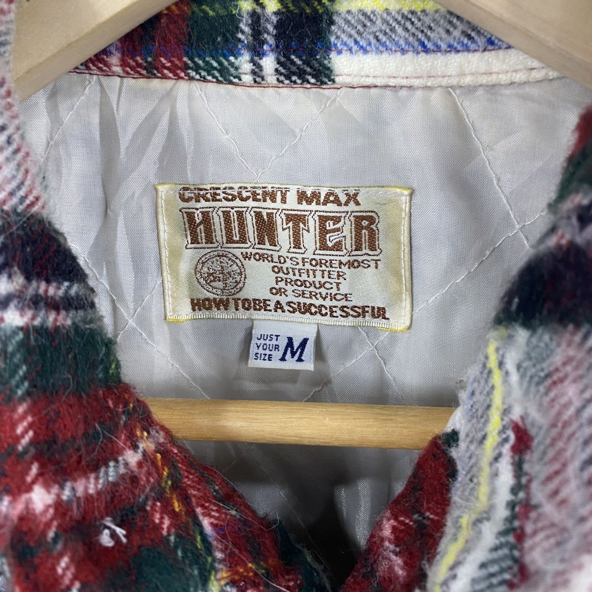 Japanese Brand × Vintage 💥CRESCENT MAX HUNTER PLAID QUILTED WORKER JACKET Size US M / EU 48-50 / 2 - 6 Thumbnail