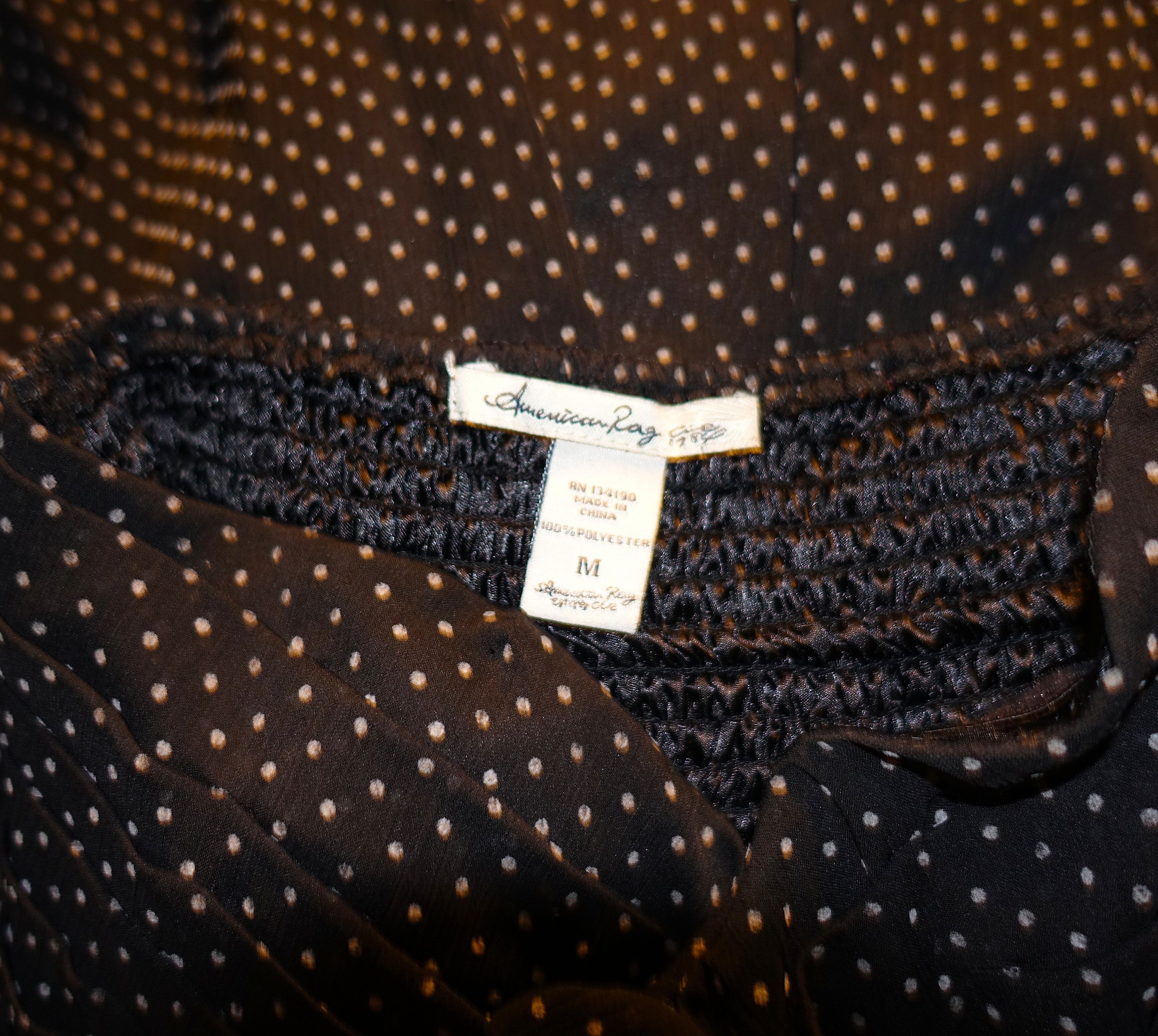 American Rag American Rag Black White Polka Dot Strapless M Size M / US 6-8 / IT 42-44 - 7 Thumbnail
