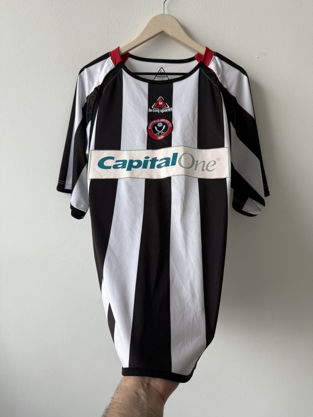 Le Coq Sportif × Vintage Le Coq Sportif Sheffield United 2005/2006 Away Jersey Size US L / EU 52-54 / 3 - 3 Thumbnail