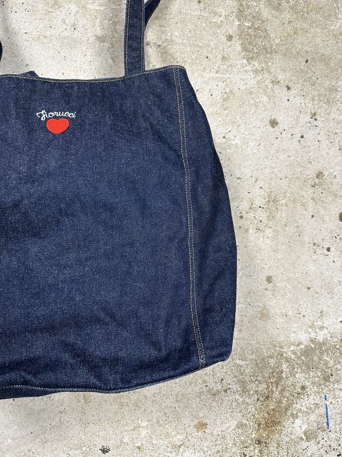 Fiorucci Vintage Y2K Fiorucci Denim Jeans Tote Bag rare Size ONE SIZE - 4 Thumbnail