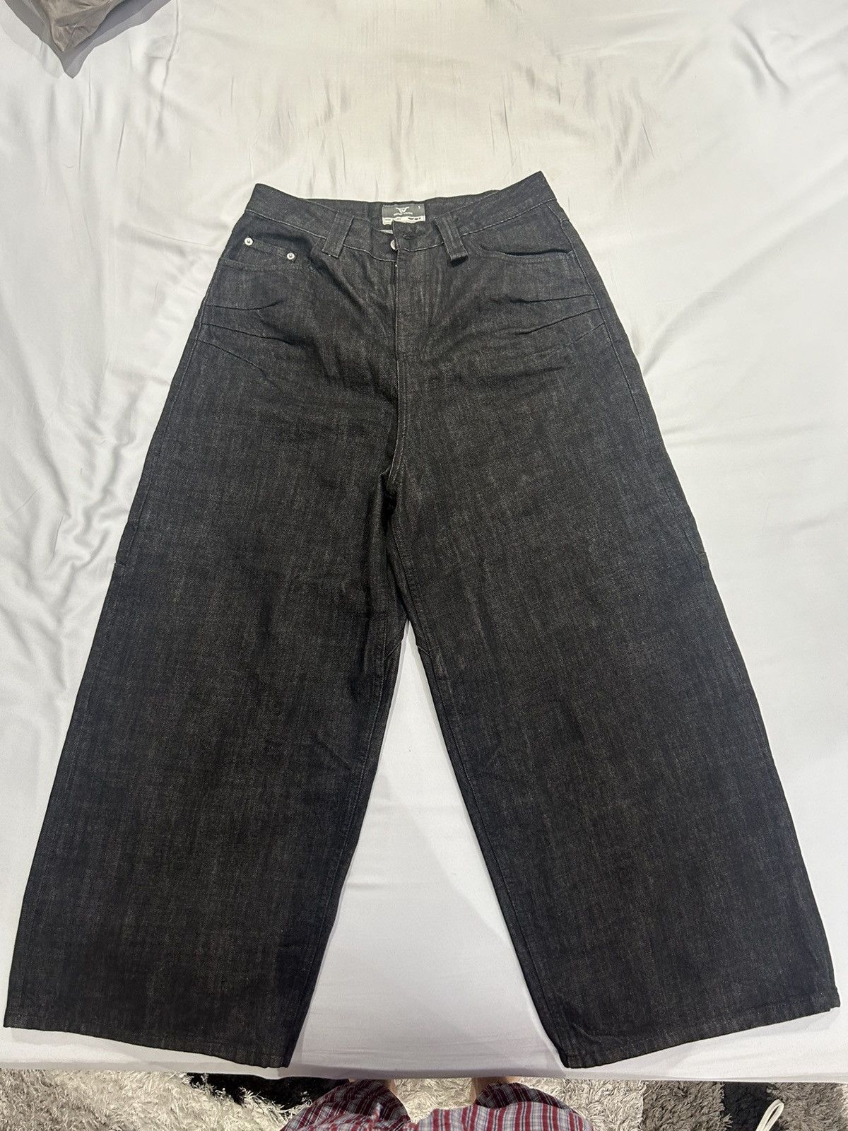Trendt Vision Trendtvision Raw Baggy Denim Jeans Black Size US 32 / EU 48 - 1 Thumbnail