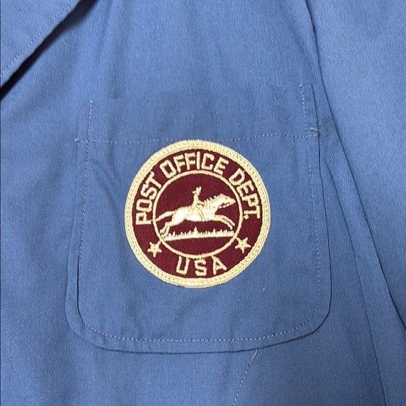Vintage Vintage 50s US Mail Uniform Jacket Mailman USPS Letter Carri Size 42R - 2 Thumbnail